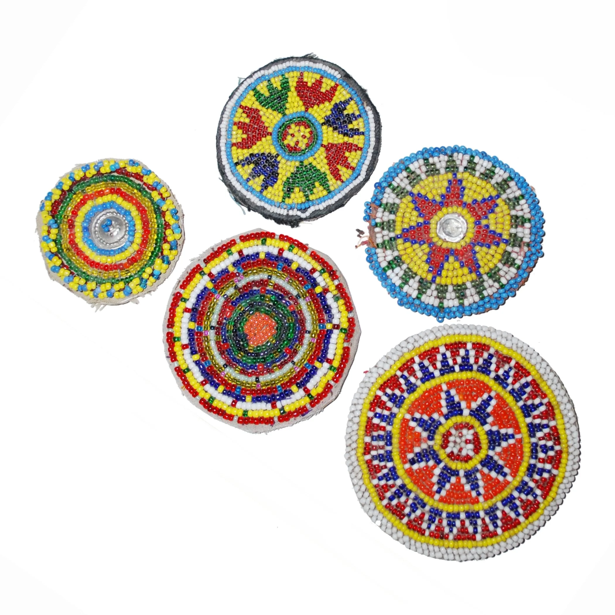 Vintage Round Kuchi Bead Medallions
