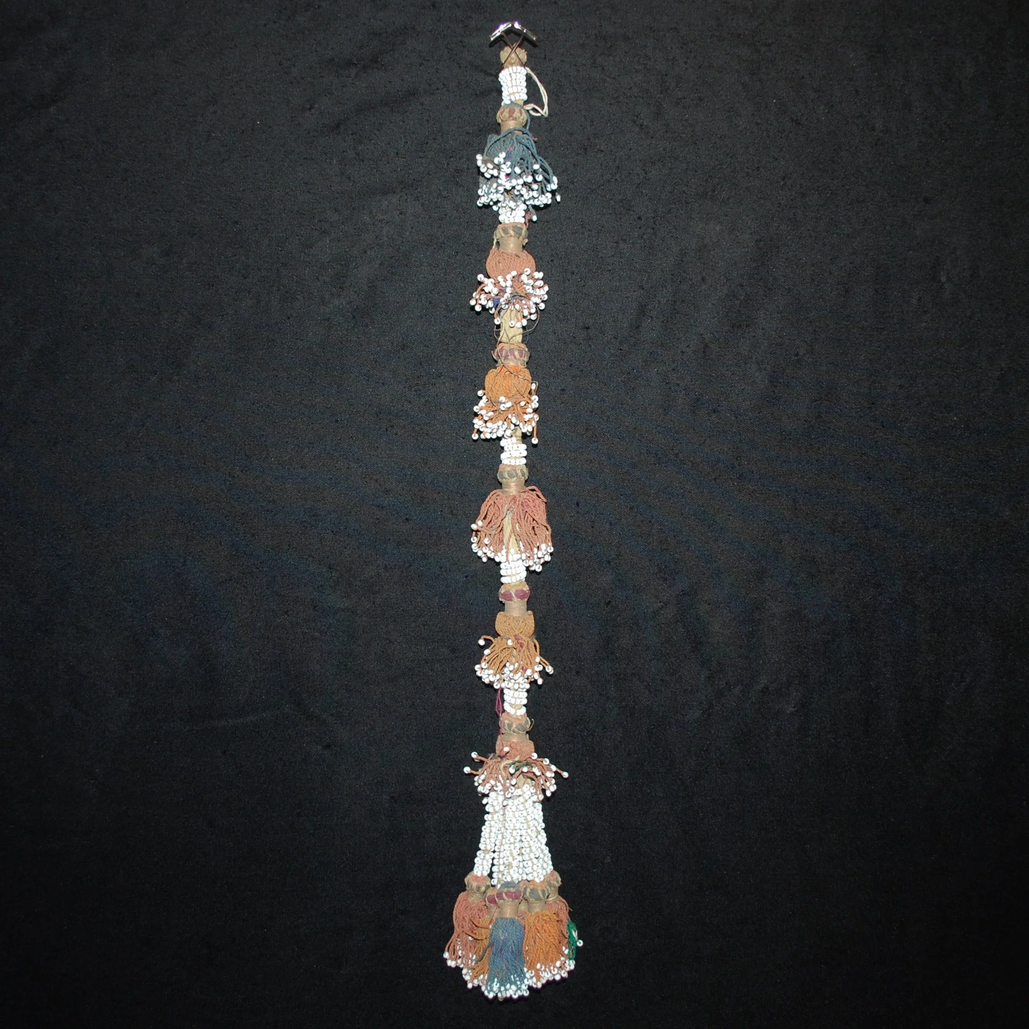 Vintage Long Turkoman Tassel  - SINGLE - Central Asian Tassel - Tribal Belly Dance