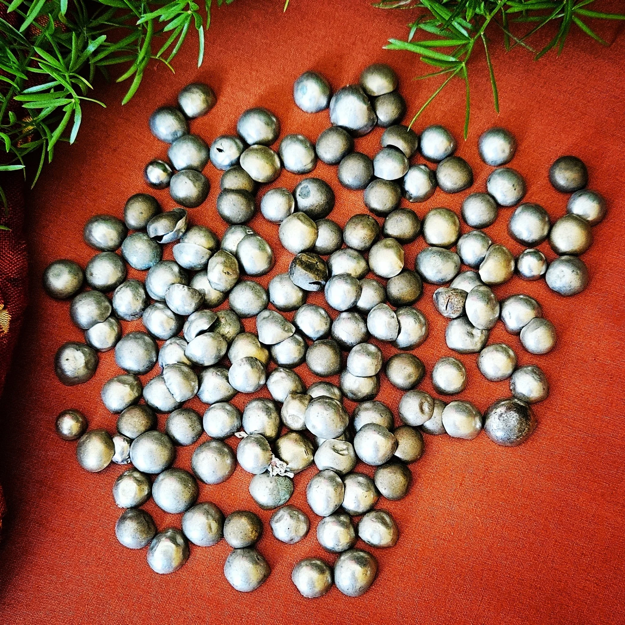 Vintage Kuchi Dome Stud Buttons - Small / Tiny