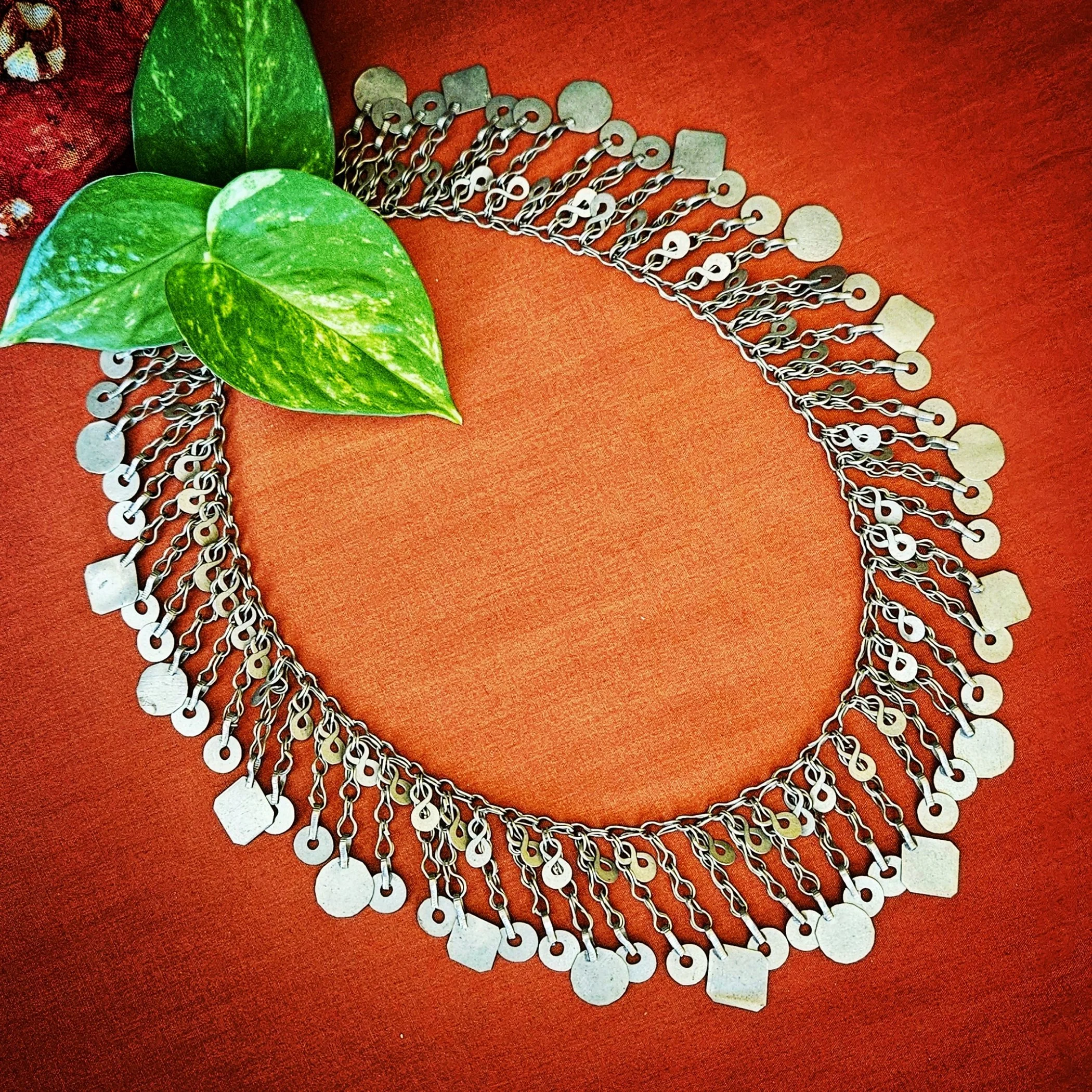 Kuchi Tribal Chain Fringe - Variety Dangles