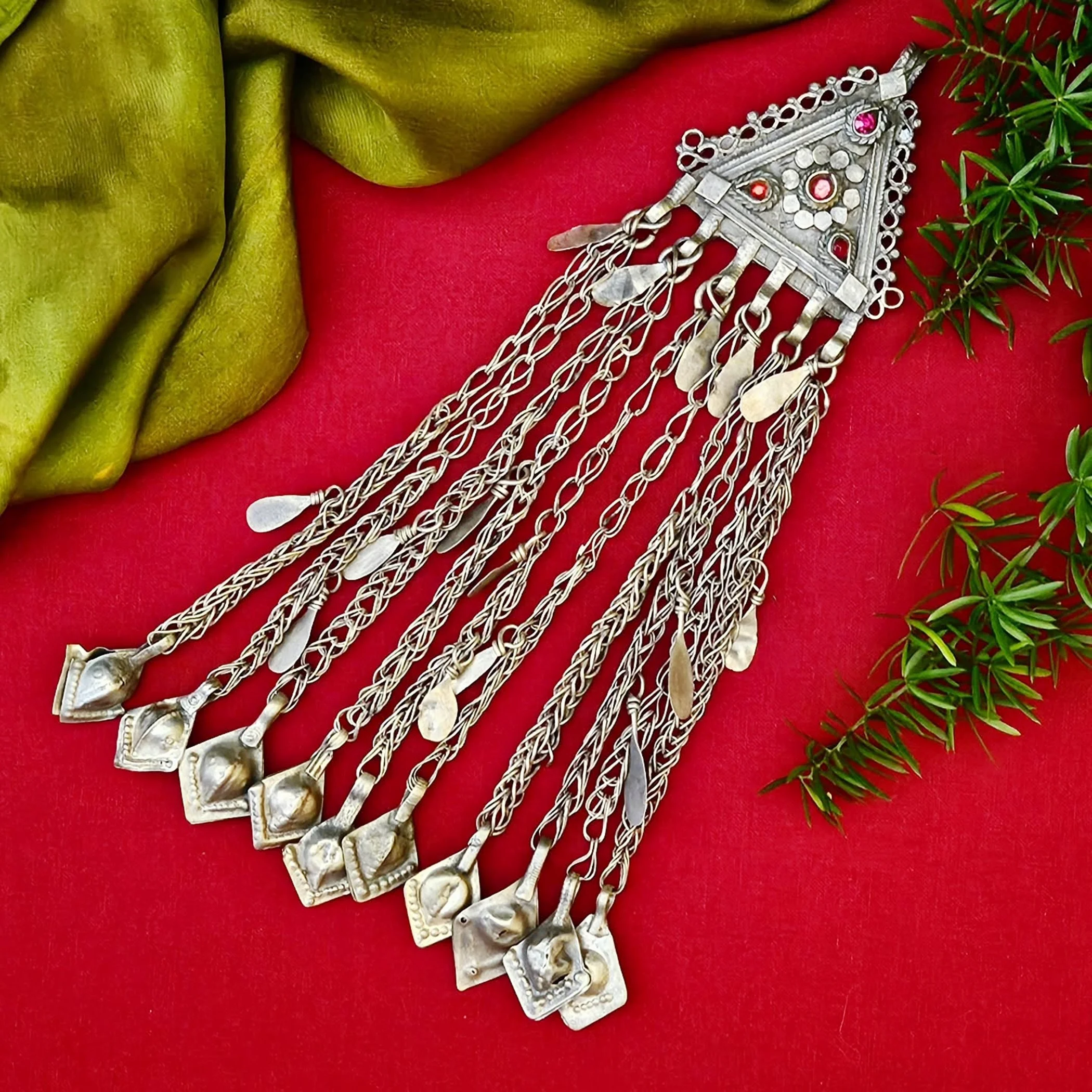 Vintage Kuchi Pendant