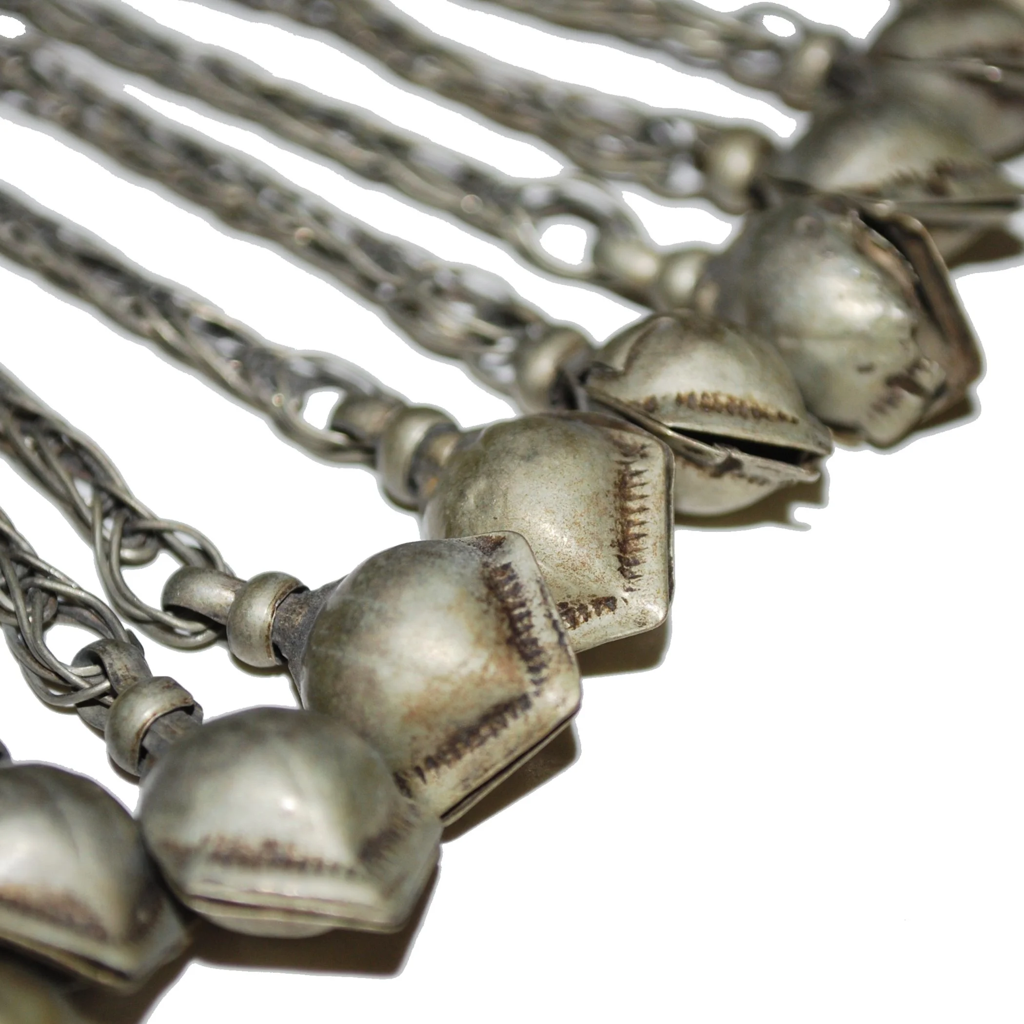 Kuchi Pendant - Vintage Tribal -  Jingling Long Dangles