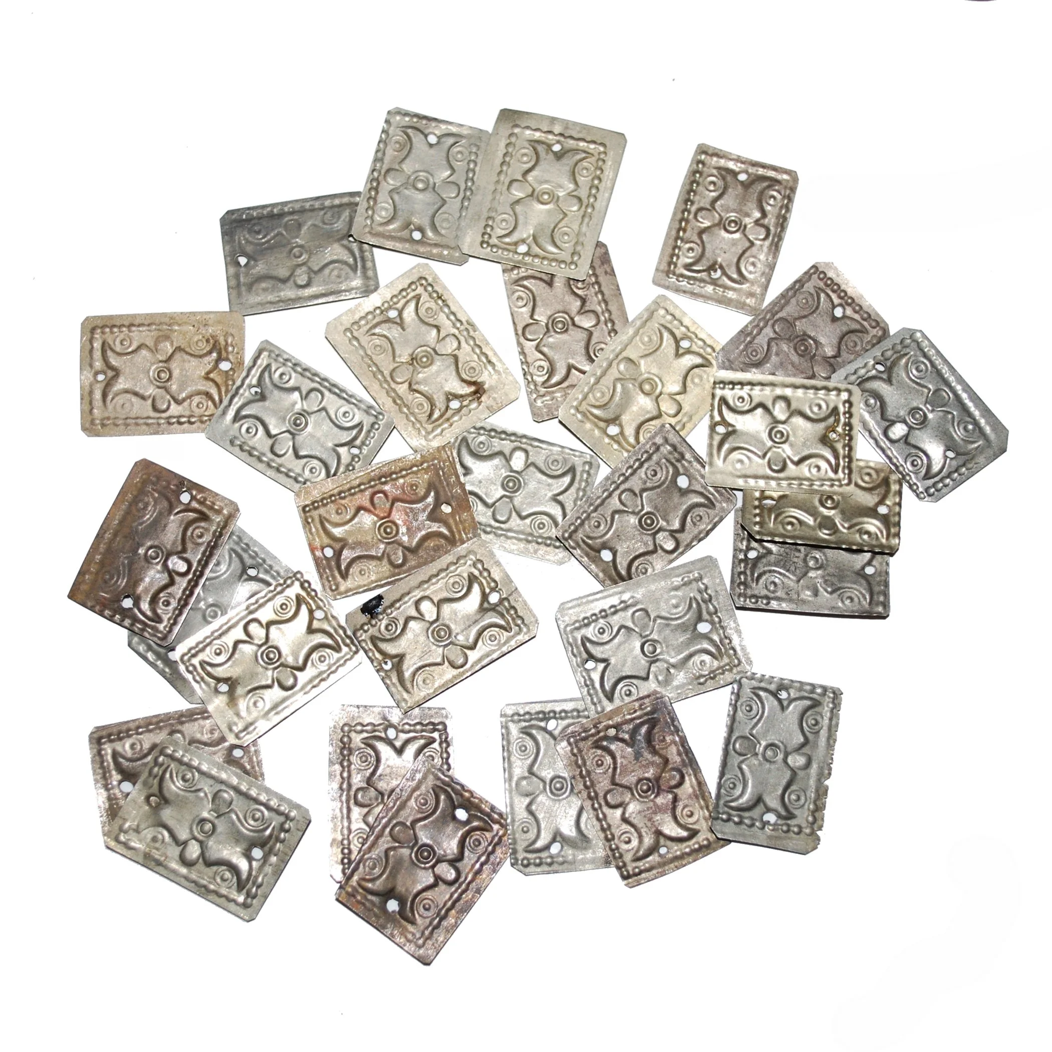 Rectangular Tribal Amulets - Sew-On Decorative Pieces