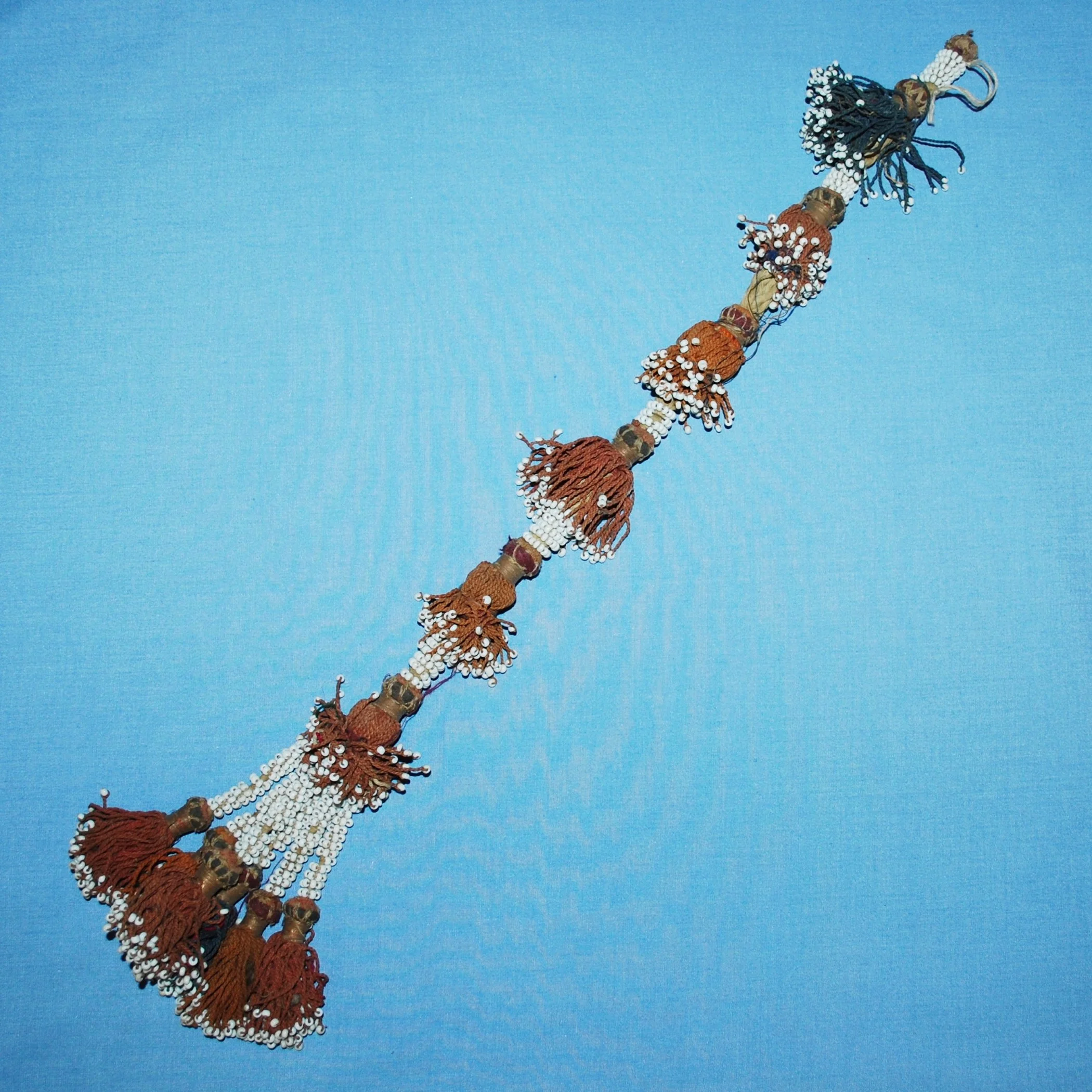 Vintage Long Turkoman Tassel  - SINGLE - Central Asian Tassel - Tribal Belly Dance