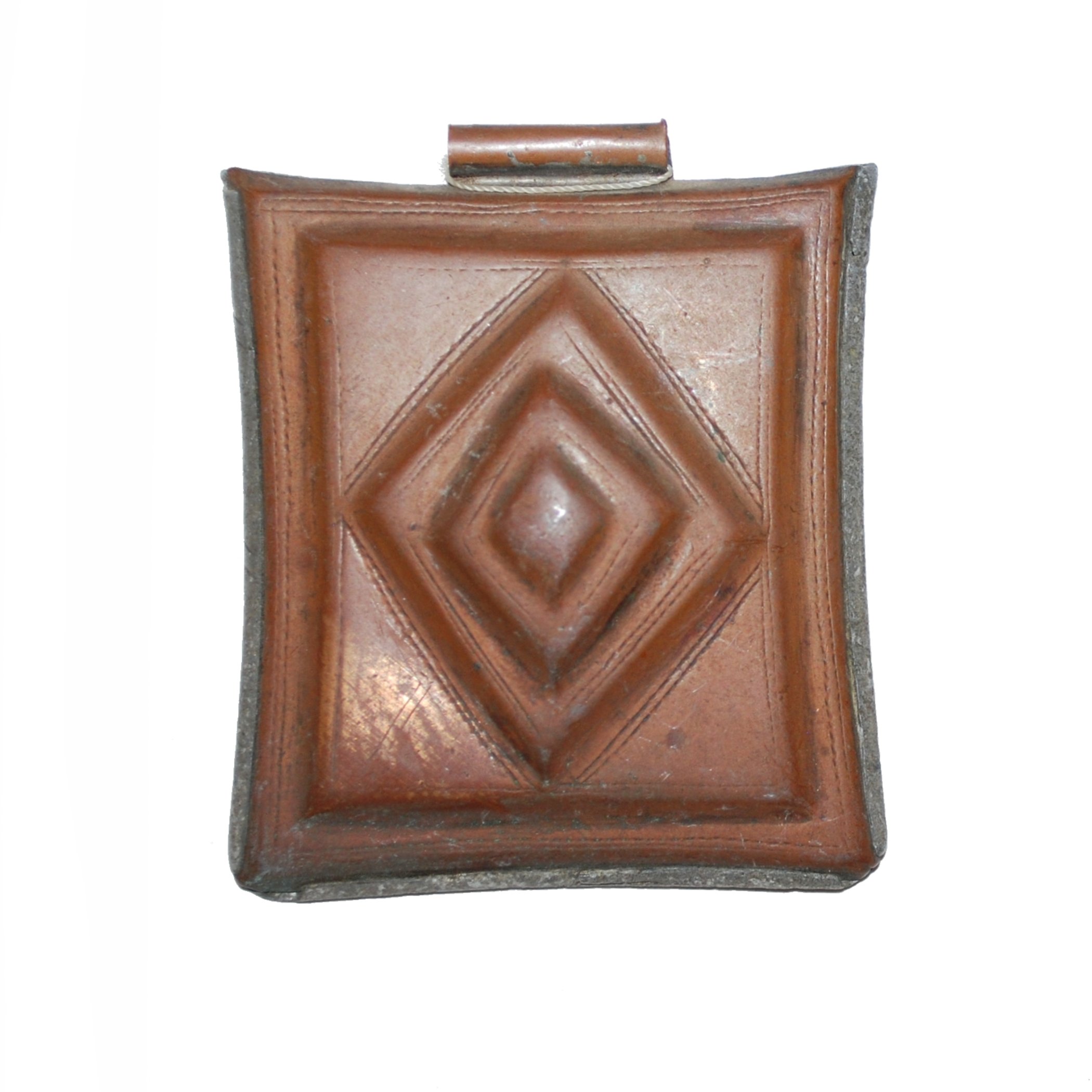 Moroccan Tuareg Tcherot Pendant - Vintage Shiraut Amulet Box - Copper