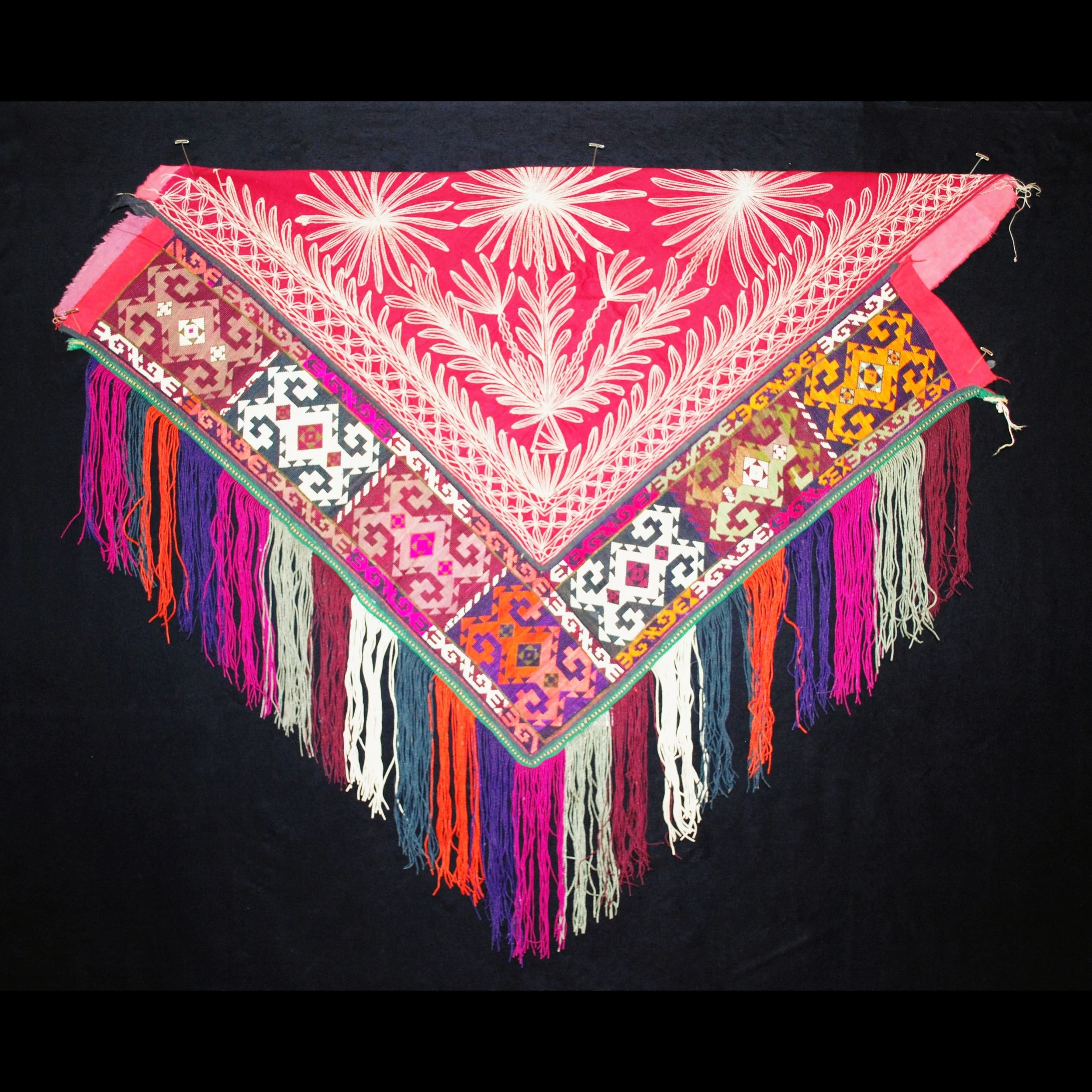 Vintage Uzbek Saye Gosha Segusha - Central Asian Household Textile