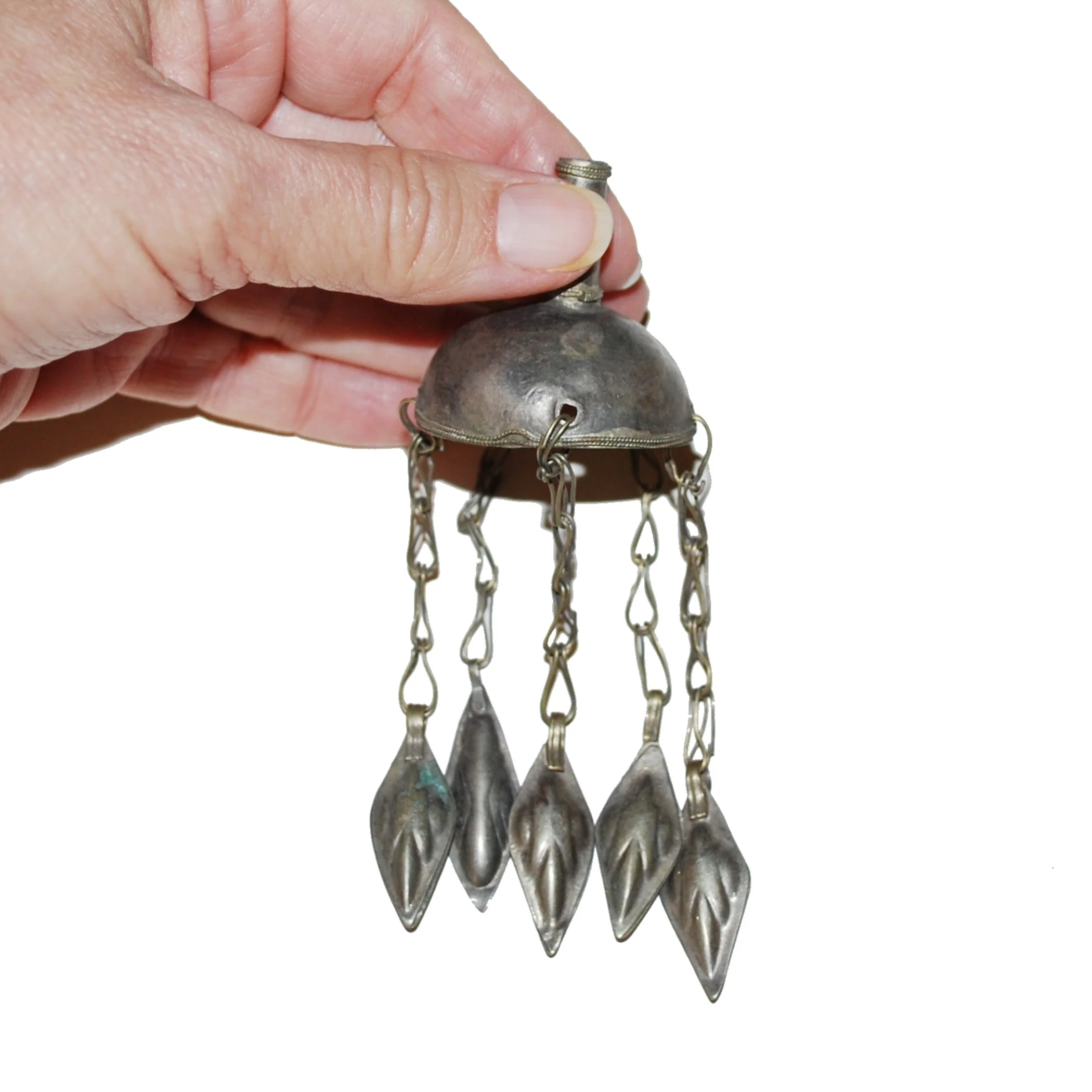 Vintage Tassel Top - SINGLE Tassel Cap - Belly Dance DIY Kuchi Topper for Tassel