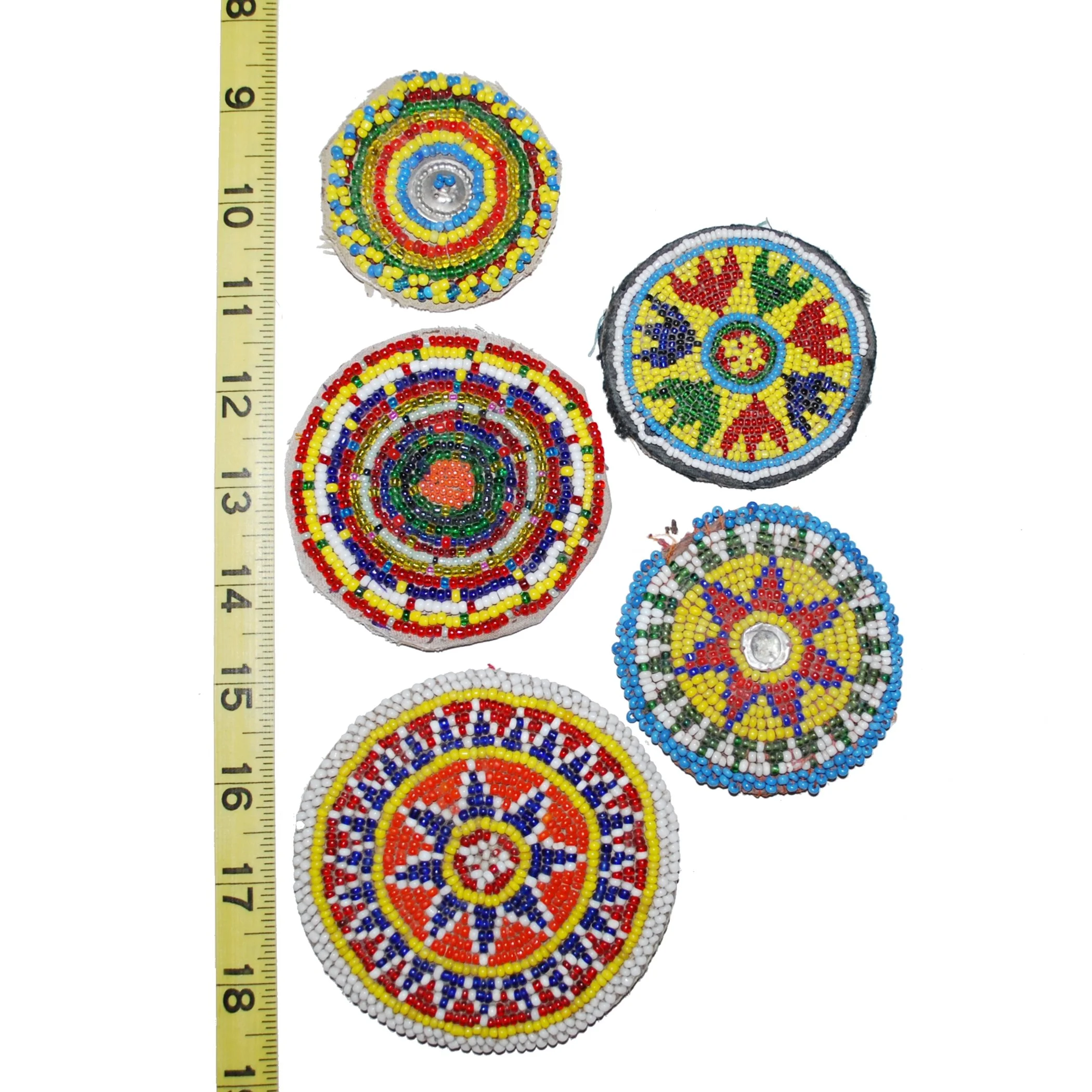 Vintage Round Kuchi Bead Medallions