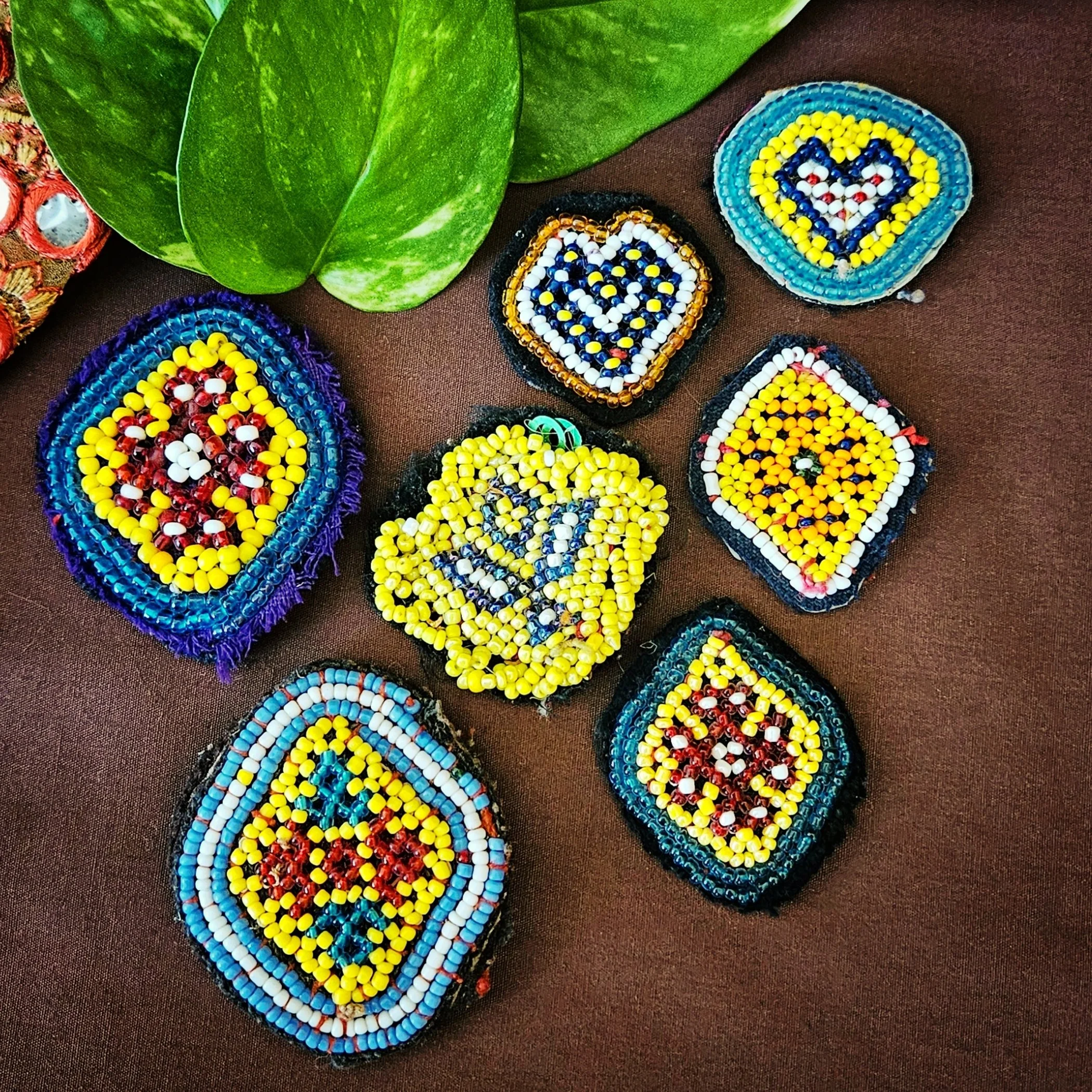 Vintage Kuchi Bead Medallions