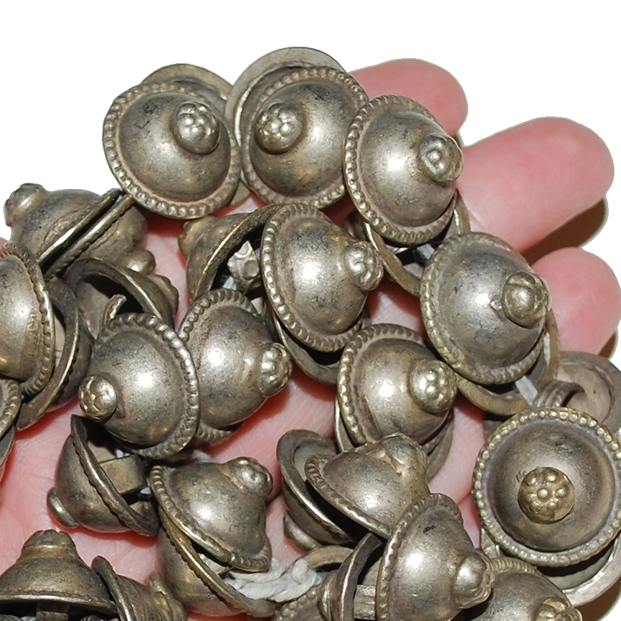 Vintage Turkoman Buttons - 60 Matching Turkoman Buttons - Belly Dance DIY