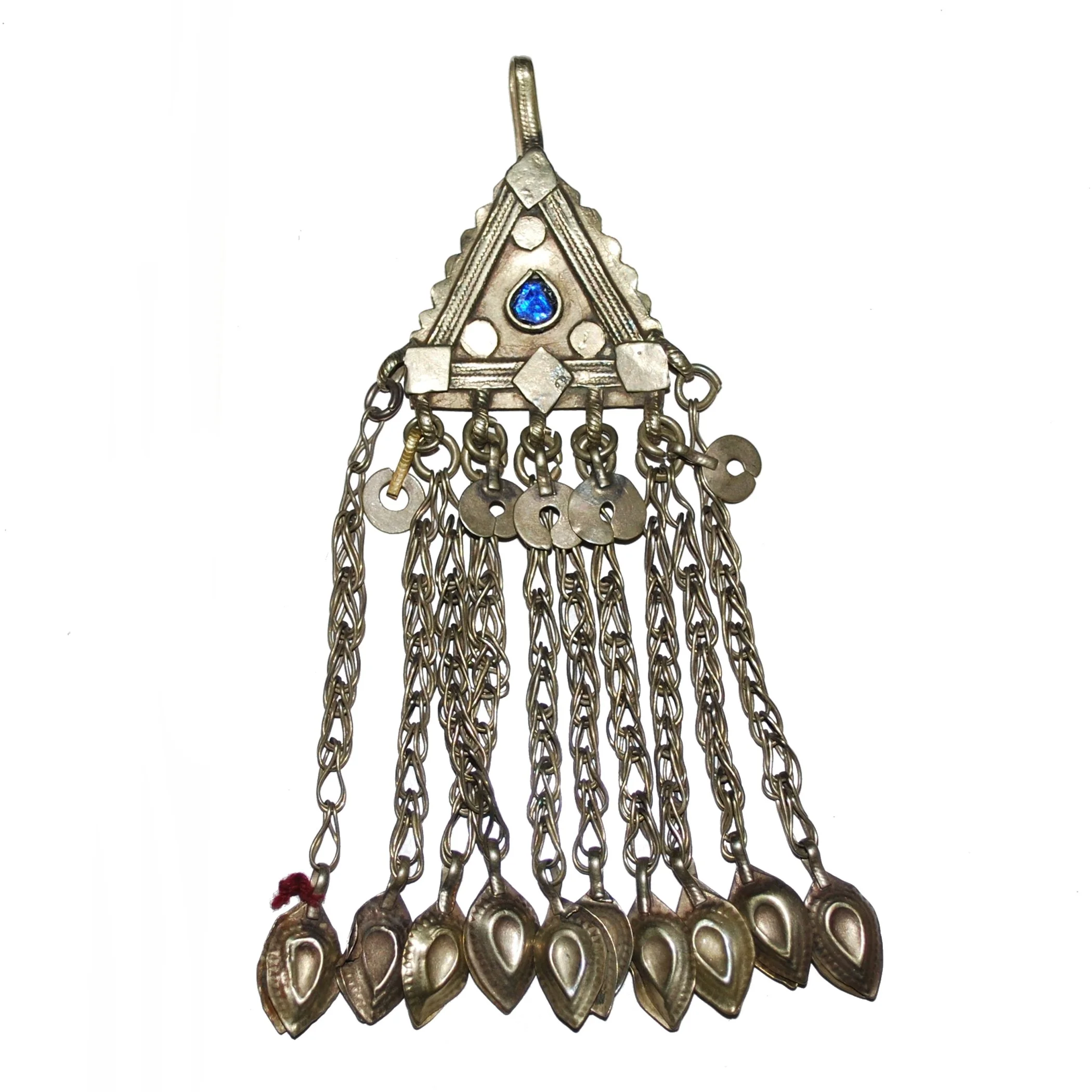 Vintage Kuchi Tribal Pendant - Hollow Dangles