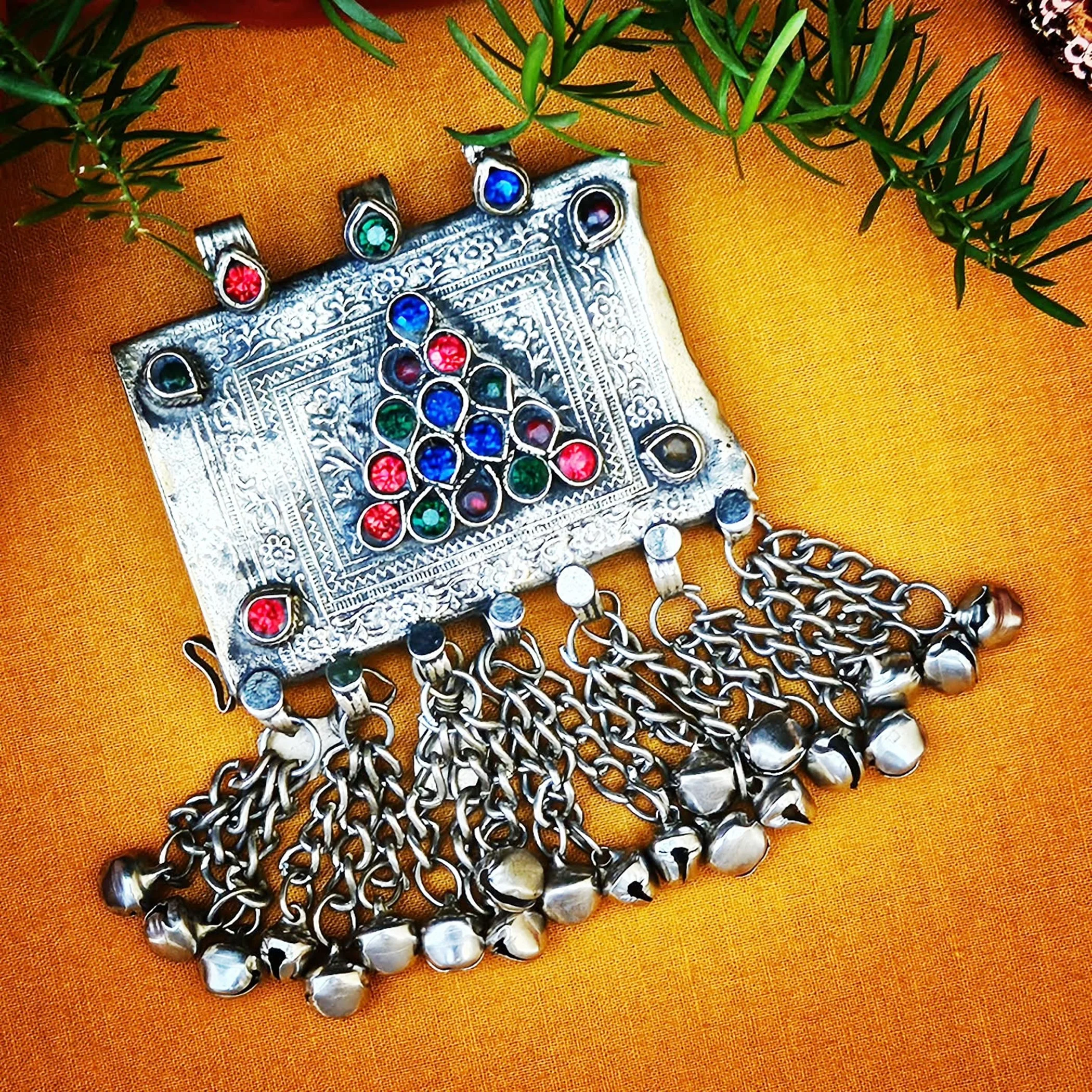 Vintage Kuchi Box Pendant