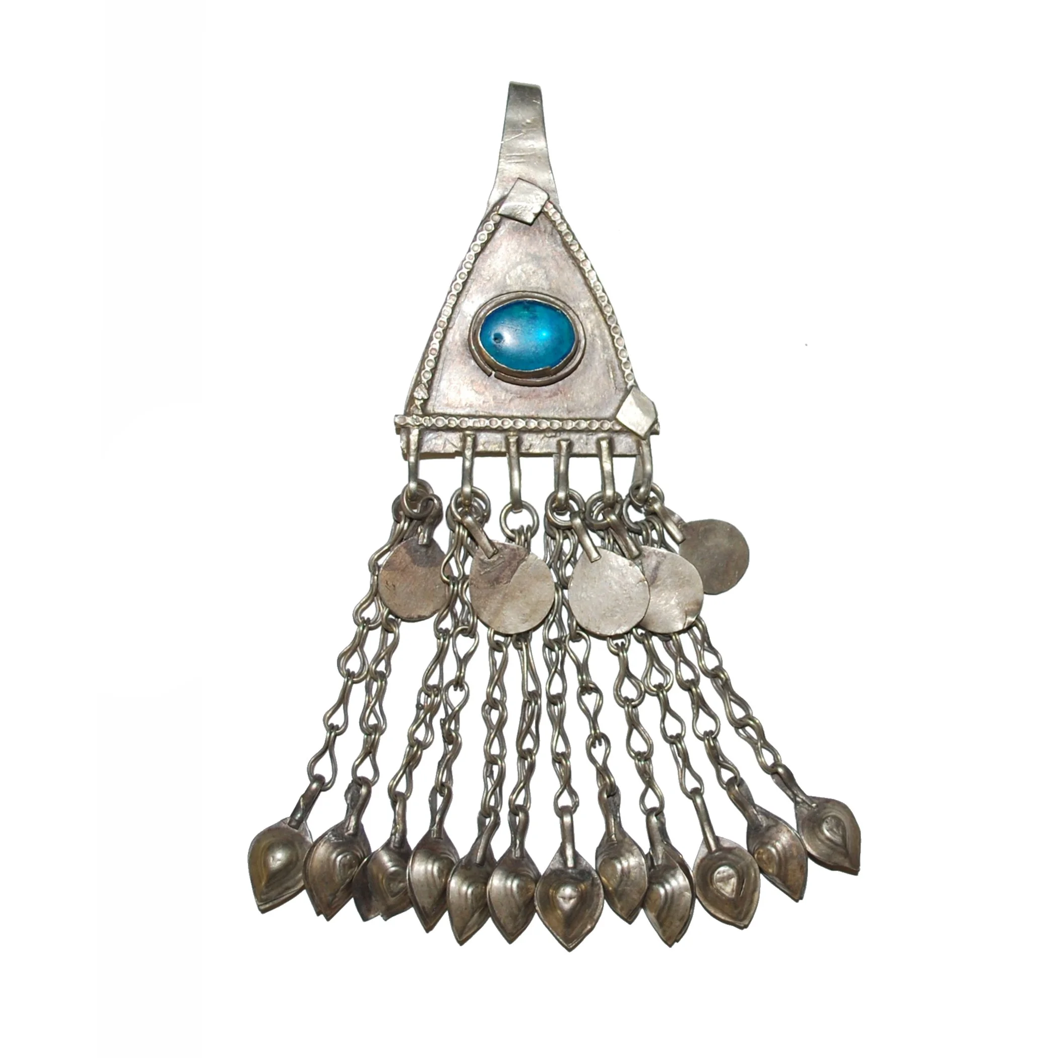 Kuchi Pendant with Jingling Hollow Dangles