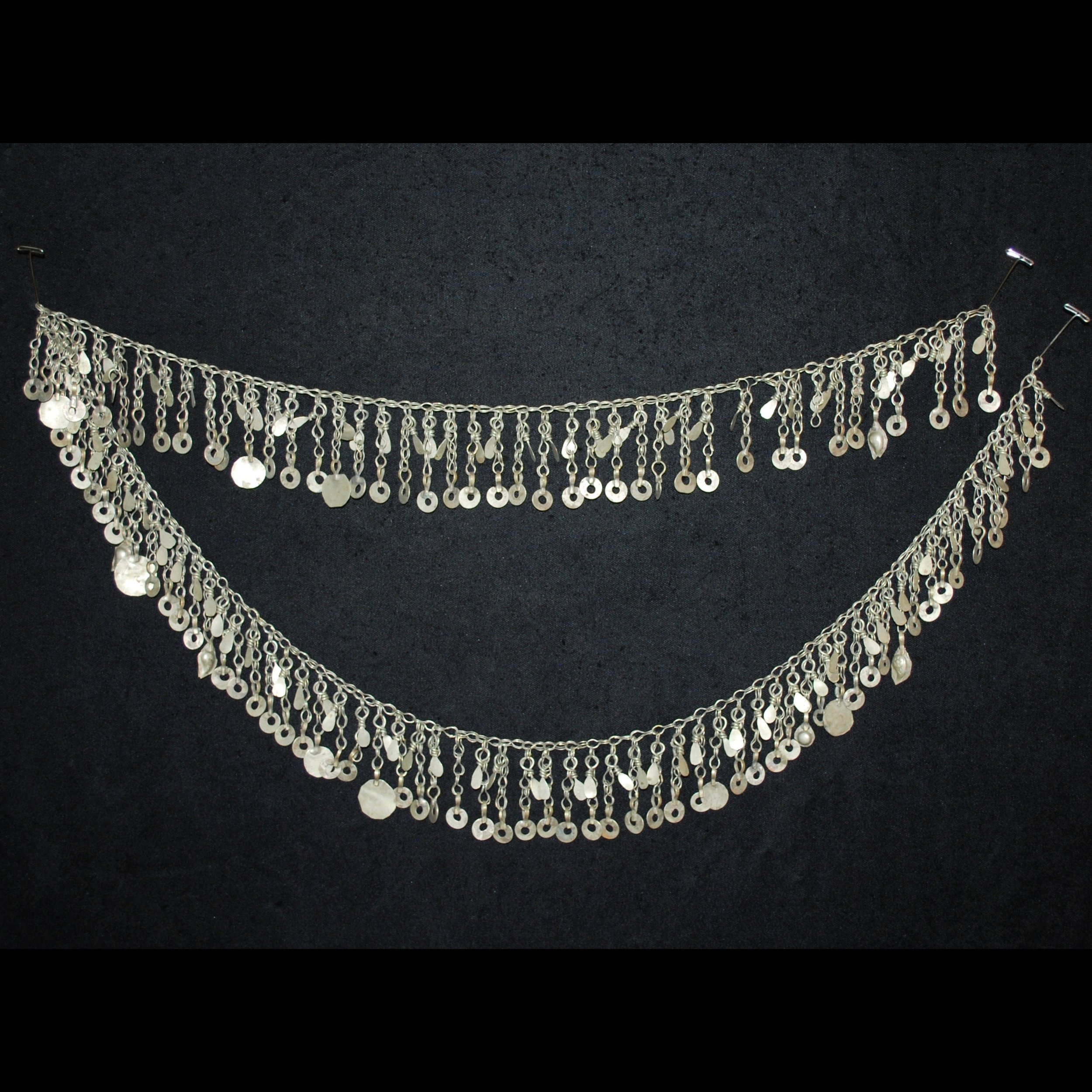 Kuchi Tribal Chain Fringe - 45 Inches - Vintage Chain Fringe - Belly Dance DIY