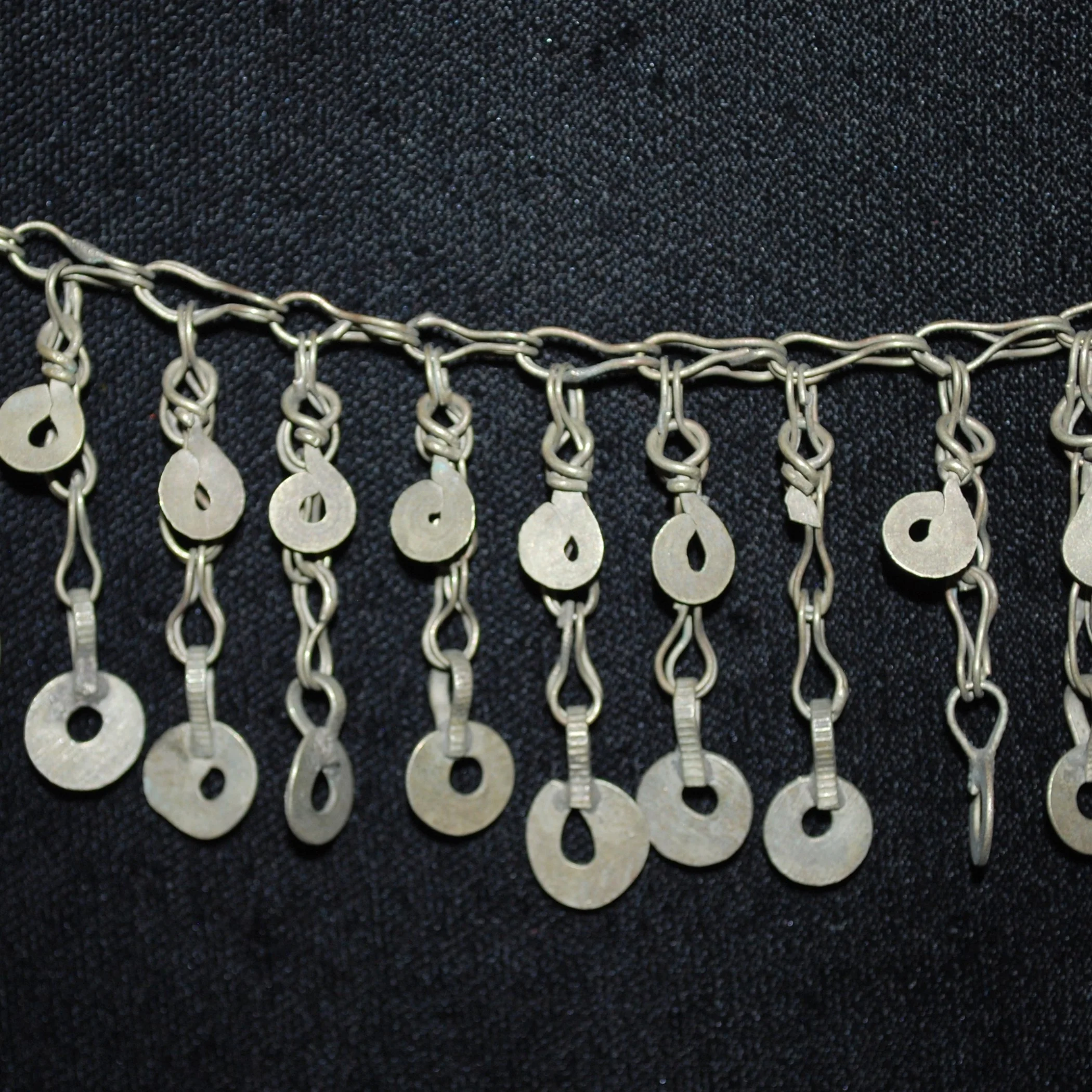 Vintage Kuchi Chain Fringe - Three Pieces Tribal Chain Fringe for  Belly Dance DIY