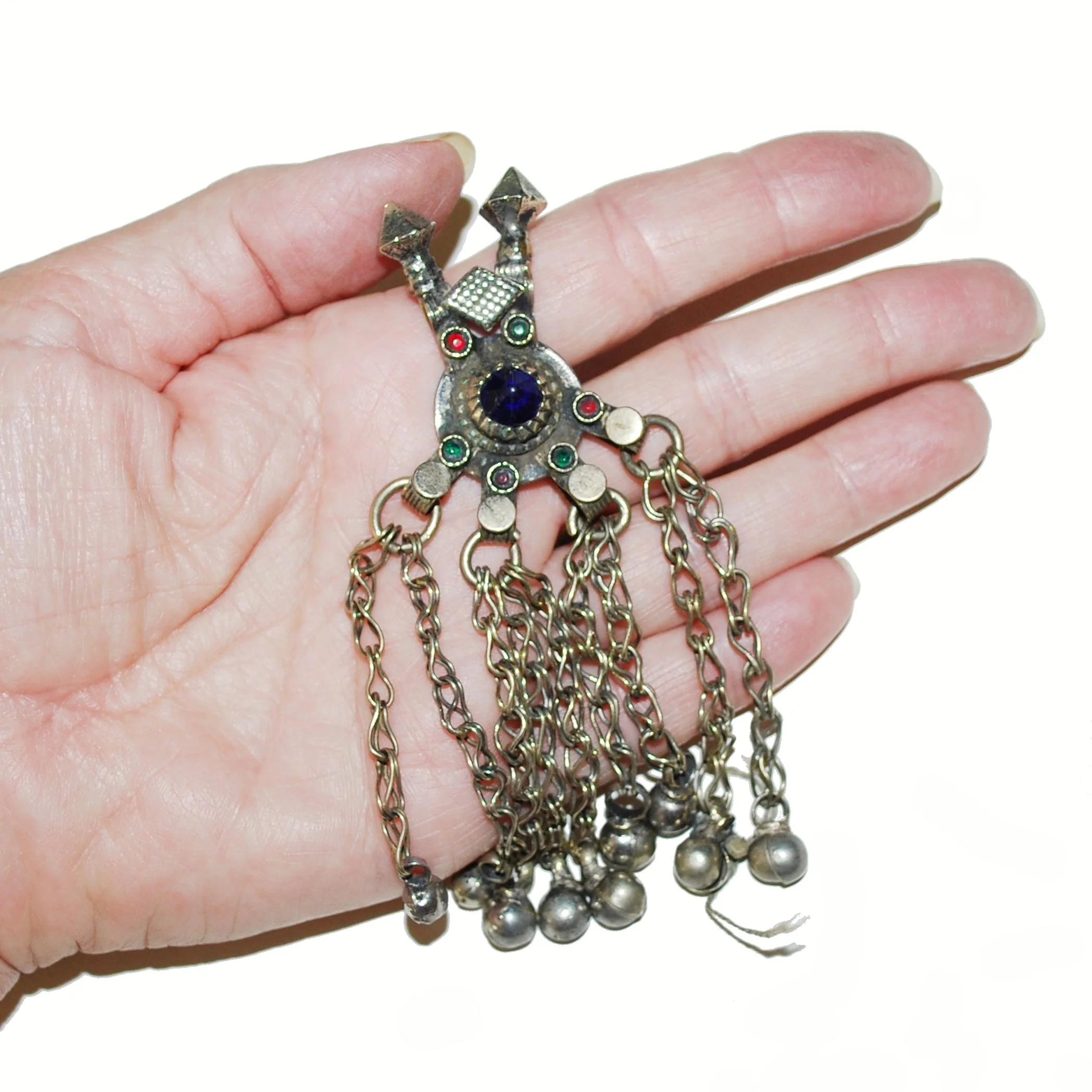 Small Tribal Pendant for Belly Dance