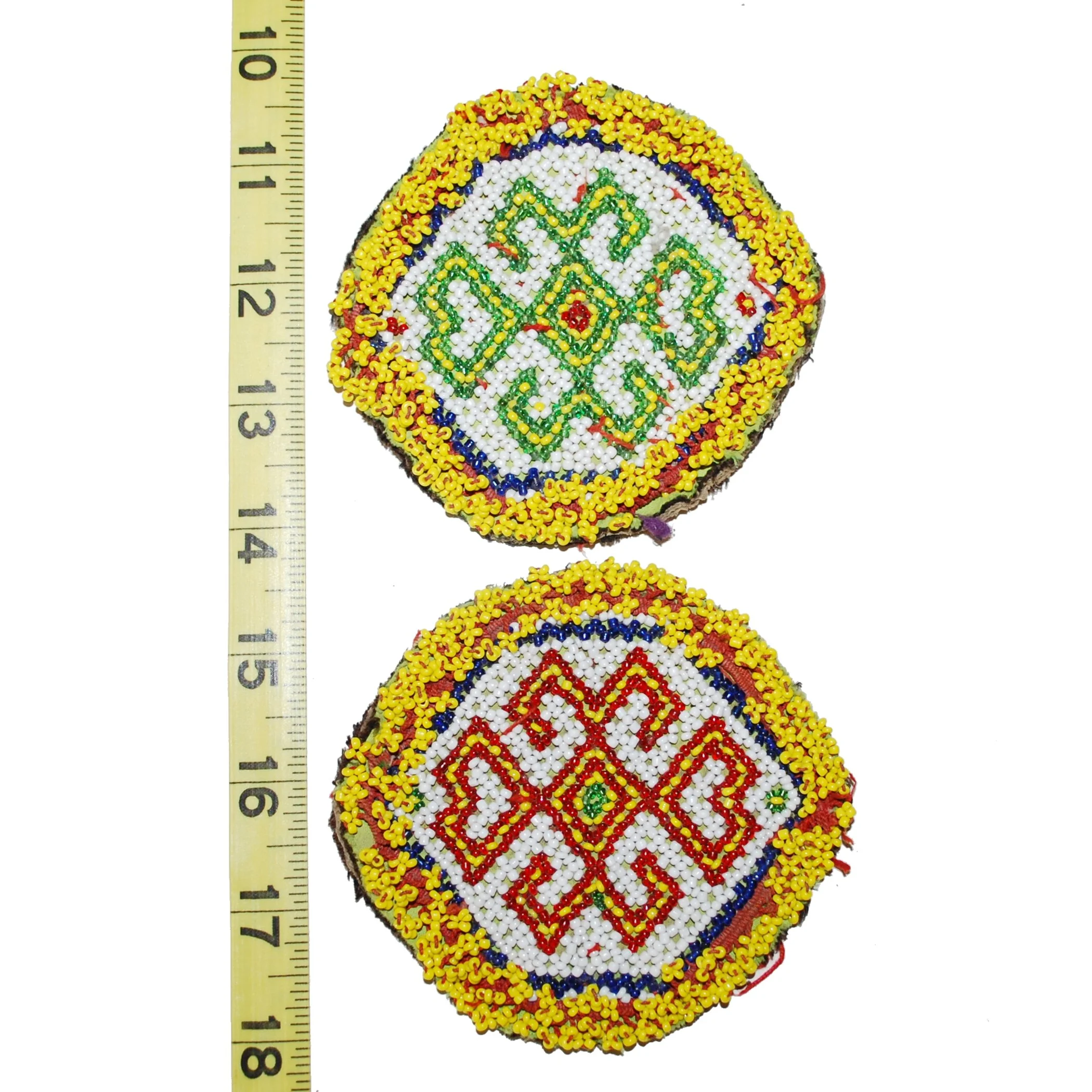 Bead Medallions for Belly Dance - 3.75 Inches - Vintage Kuchi Gul i Peron