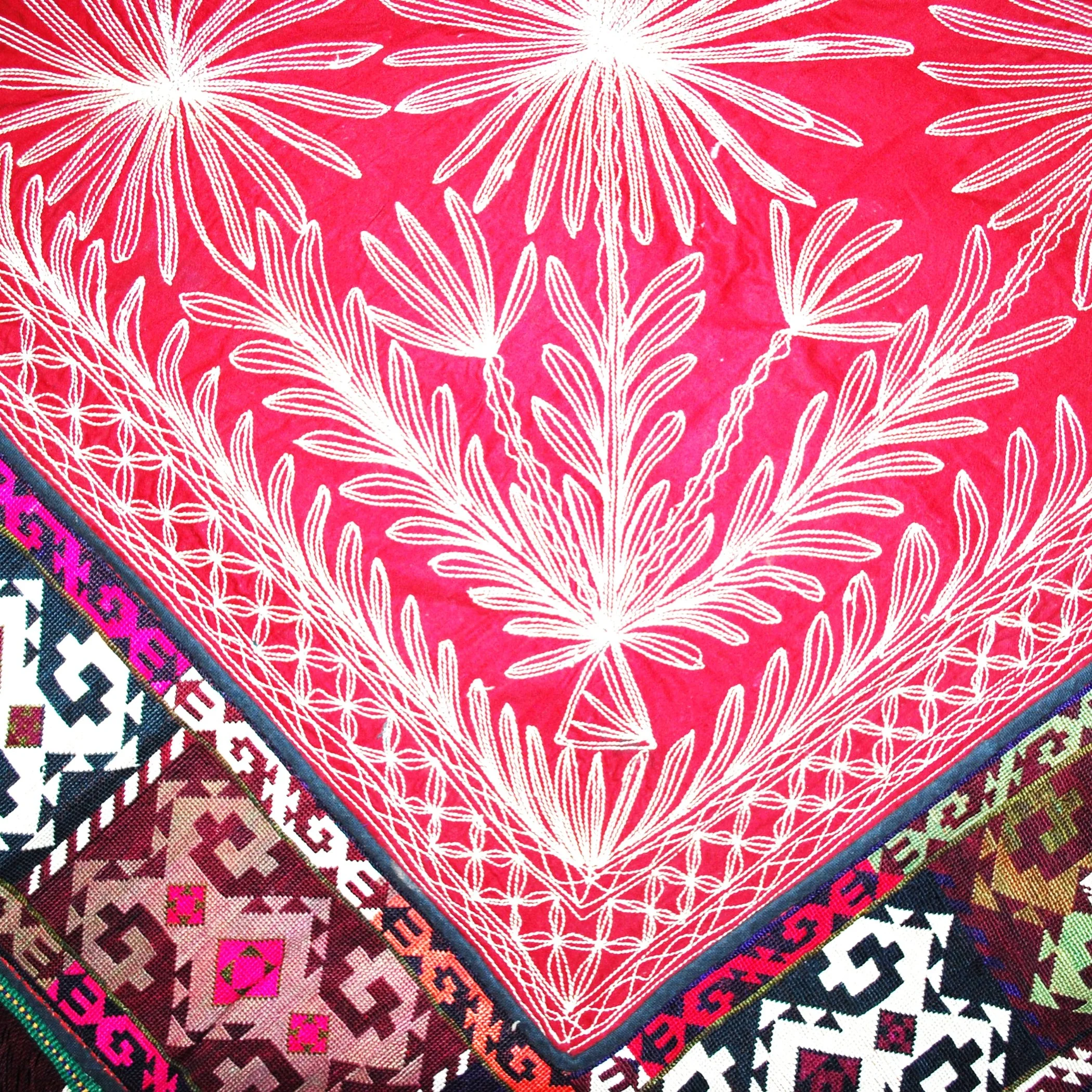 Vintage Uzbek Saye Gosha Segusha - Central Asian Household Textile