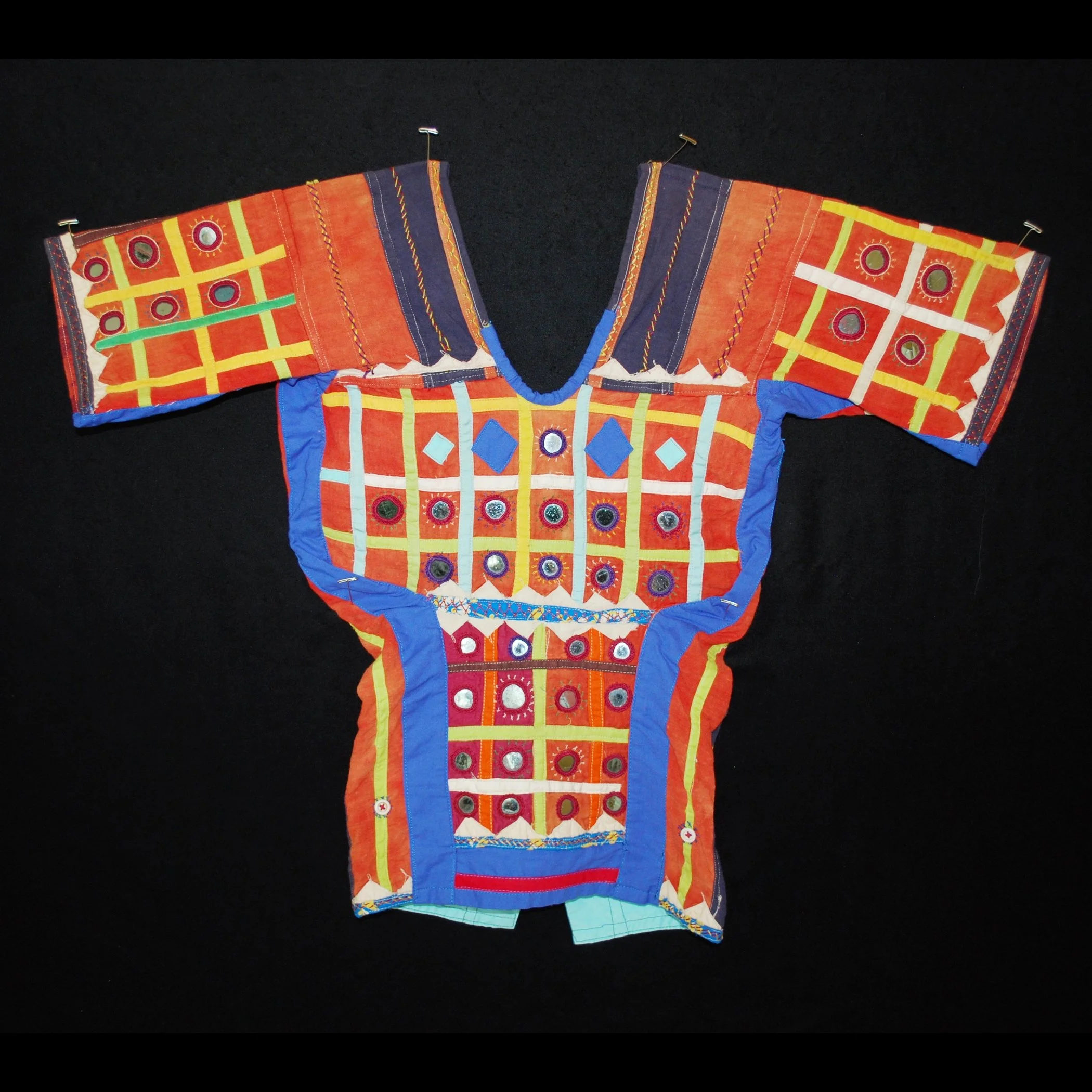 Vintage Banjara Choli - Small Handmade Choli with Shisha Mirrors - Tribal Handmade