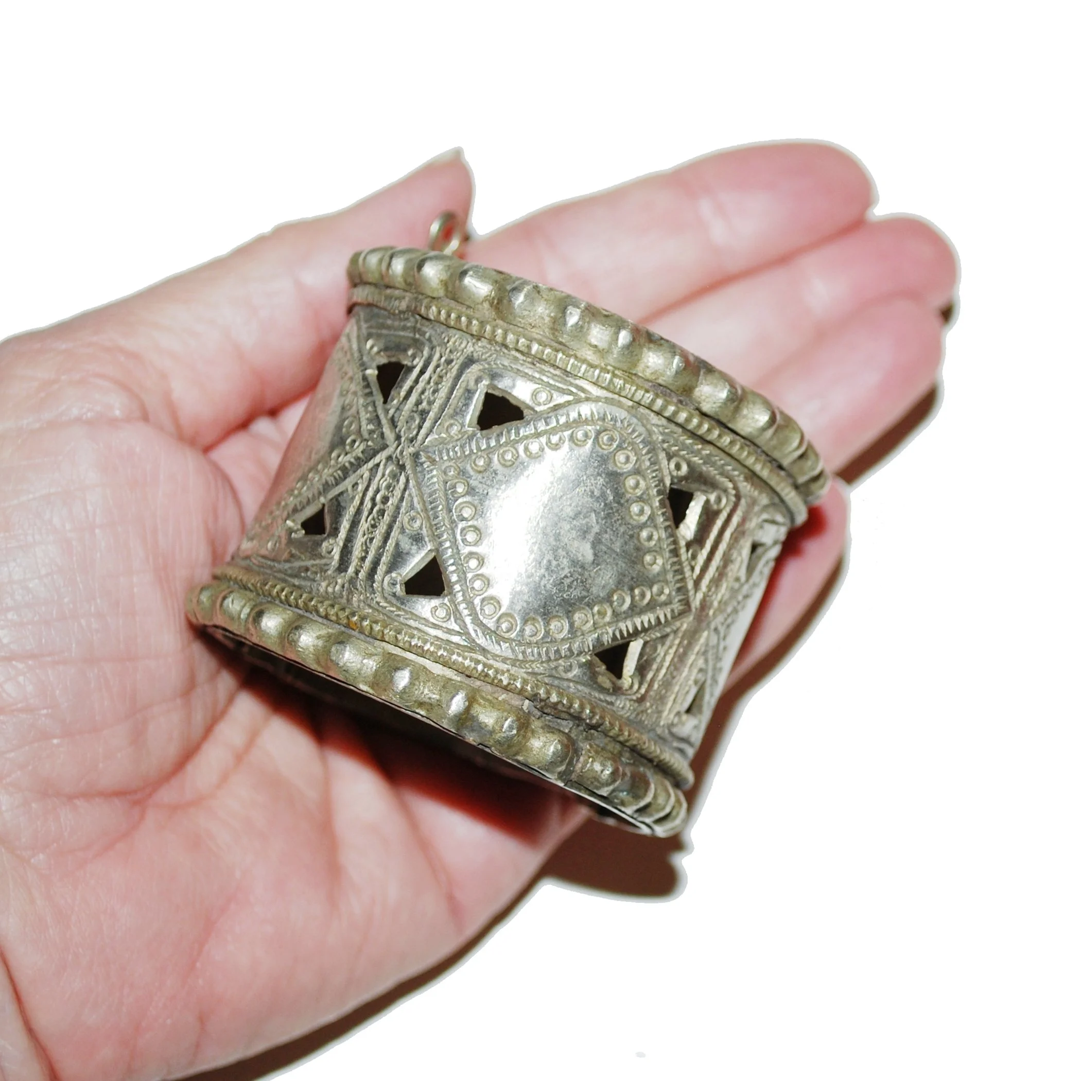 Vintage Kashmiri Cuff Bracelet - SINGLE - Tribal Mansehra Cuff - Belly Dance