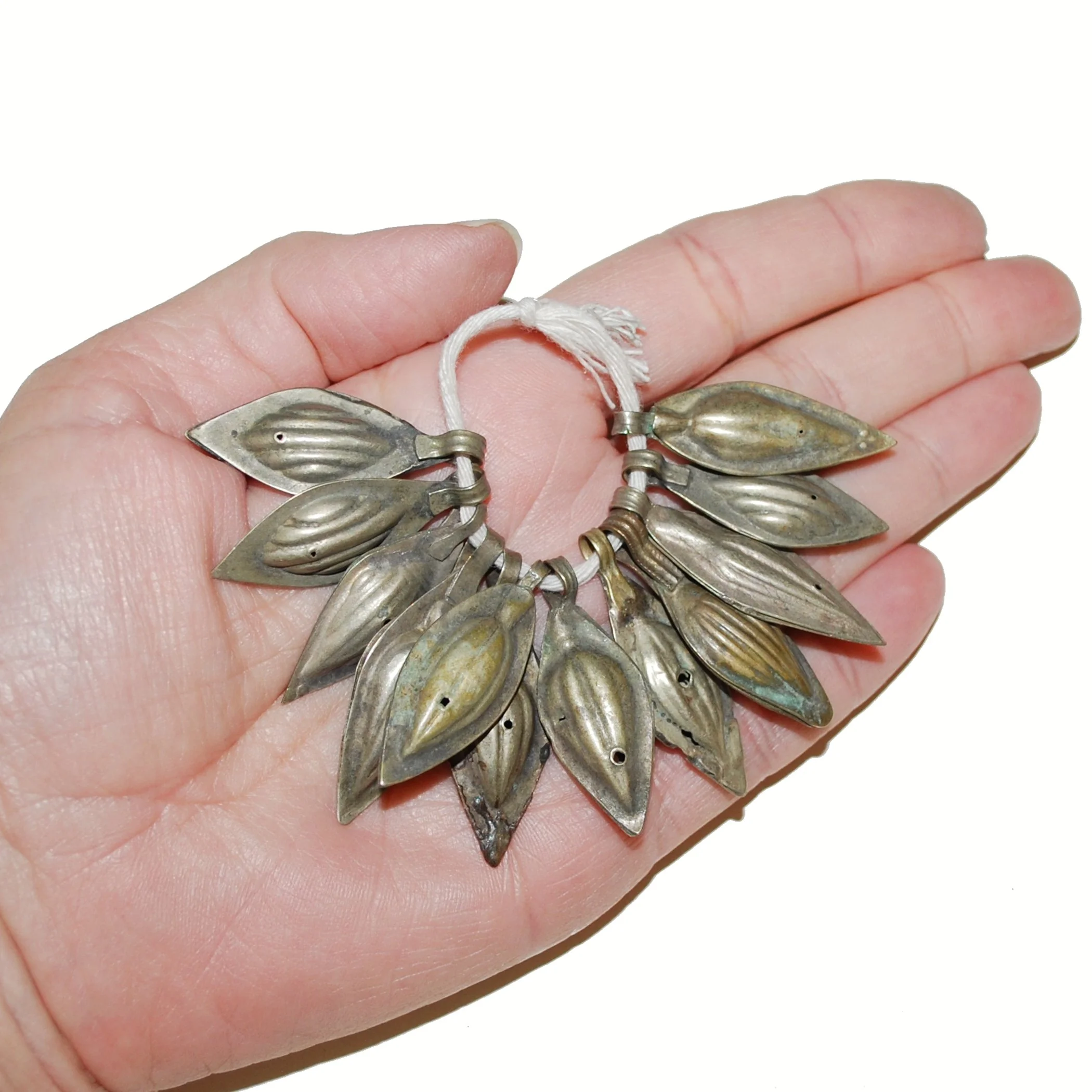 Turkoman DIY Dangle Charms - 12 Similar Pieces - Vintage Tribal DIY Components