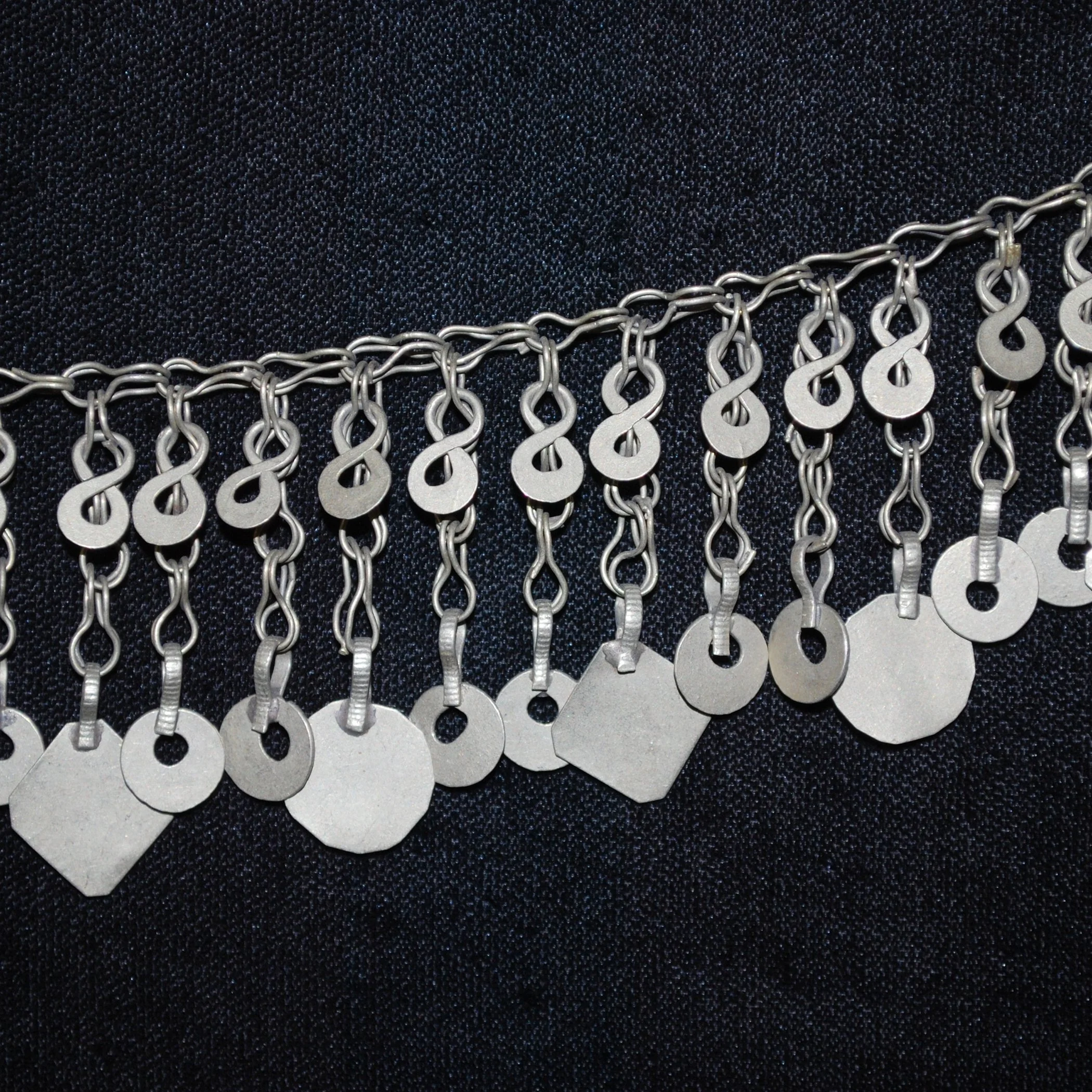 Kuchi Tribal Chain Fringe - Variety Dangles