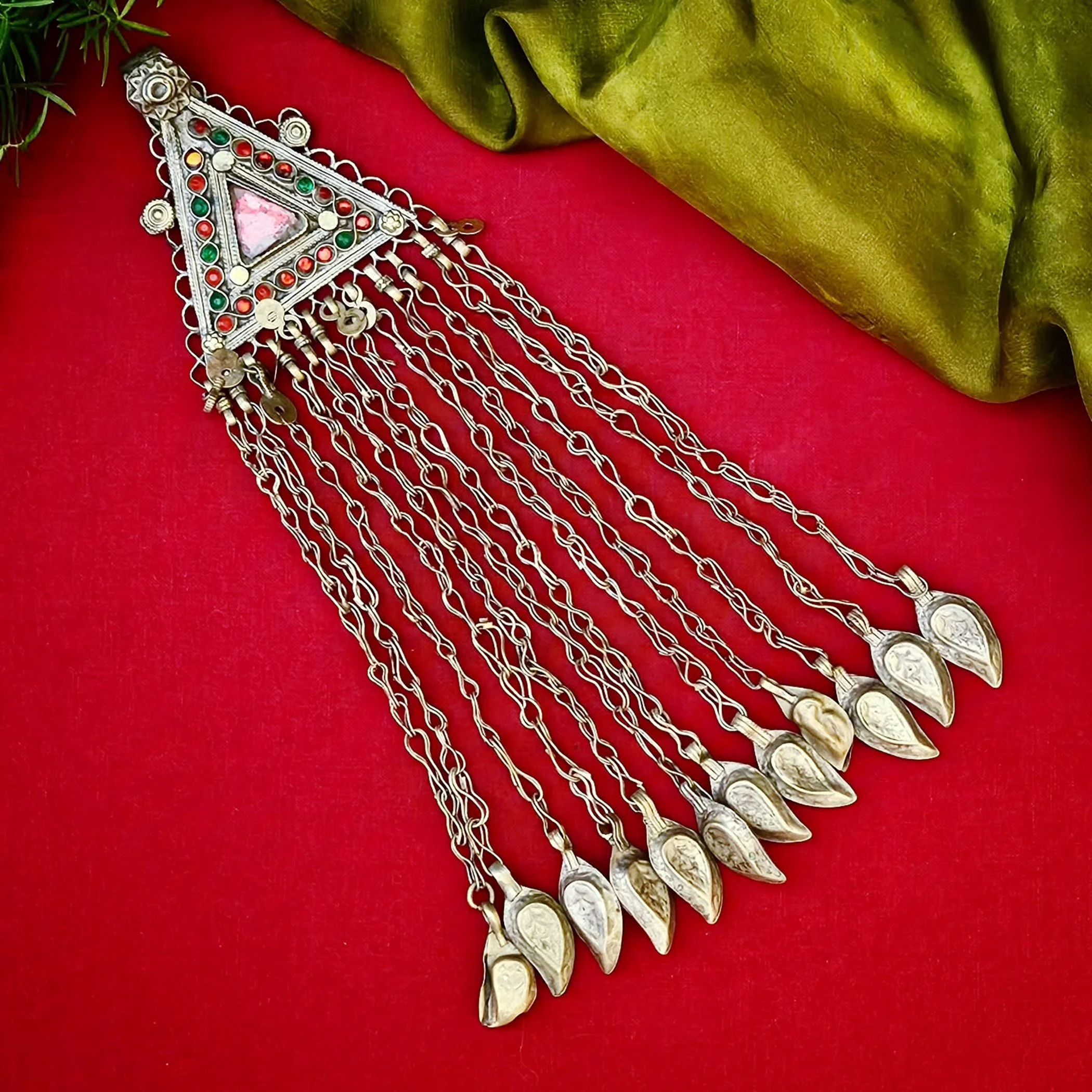 Vintage Kuchi Pendant