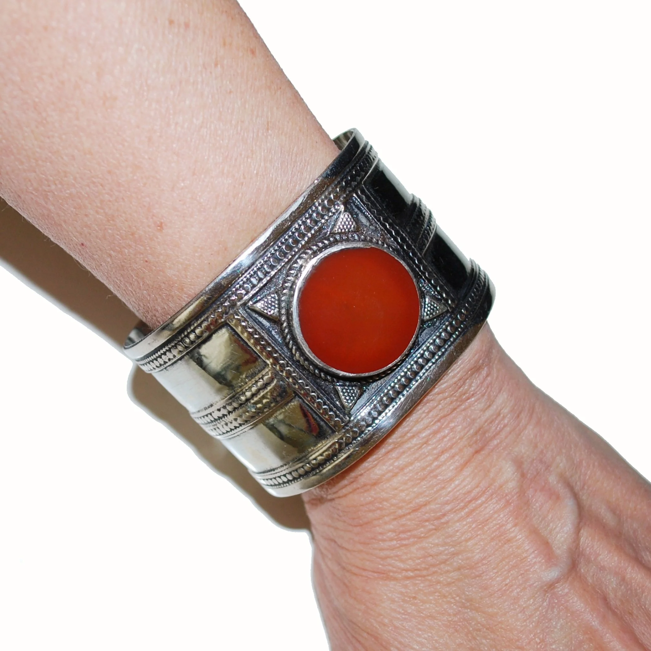 Carnelian Cuff Bracelet