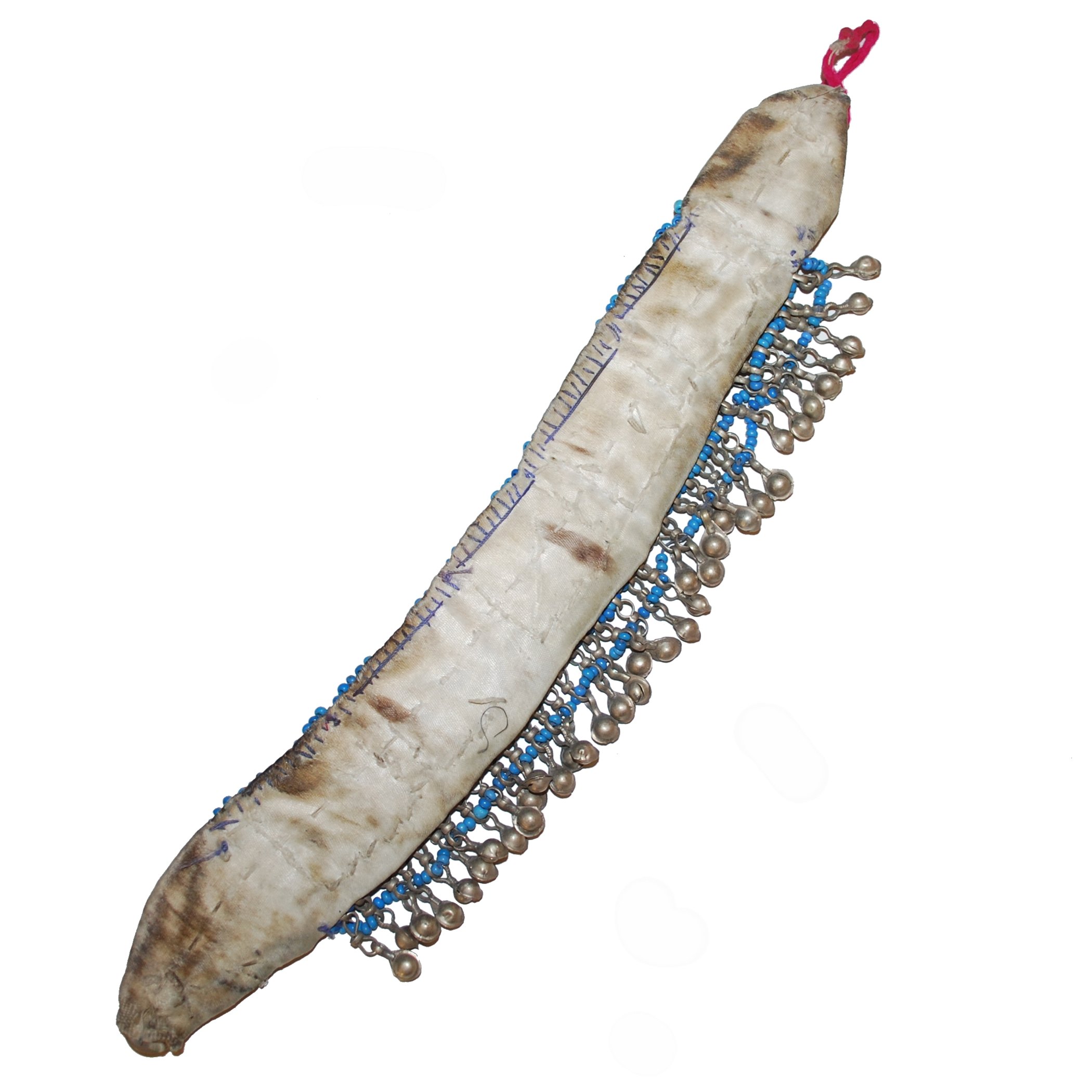 Kuchi Choker Necklace - Small Vintage Tribal Choker with Jewels / Bells