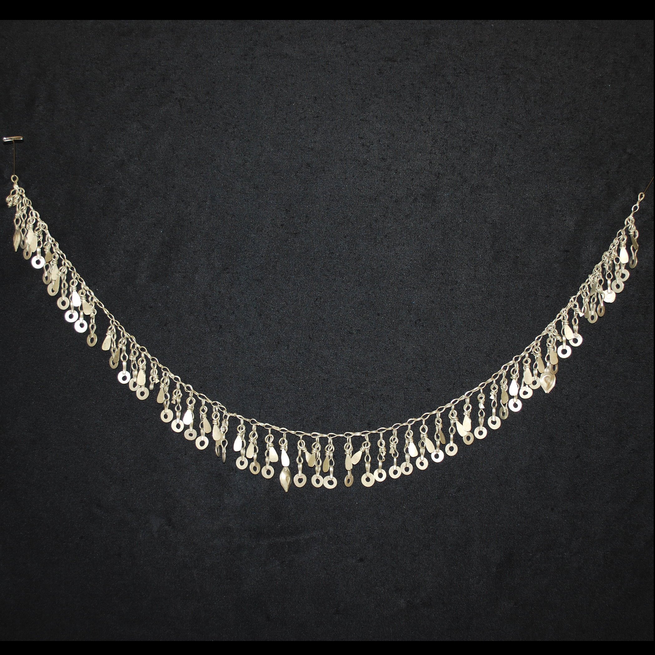 Kuchi Chain Fringe - Vintage Tribal Chain Fringe for Belly Dance - 22 Inches