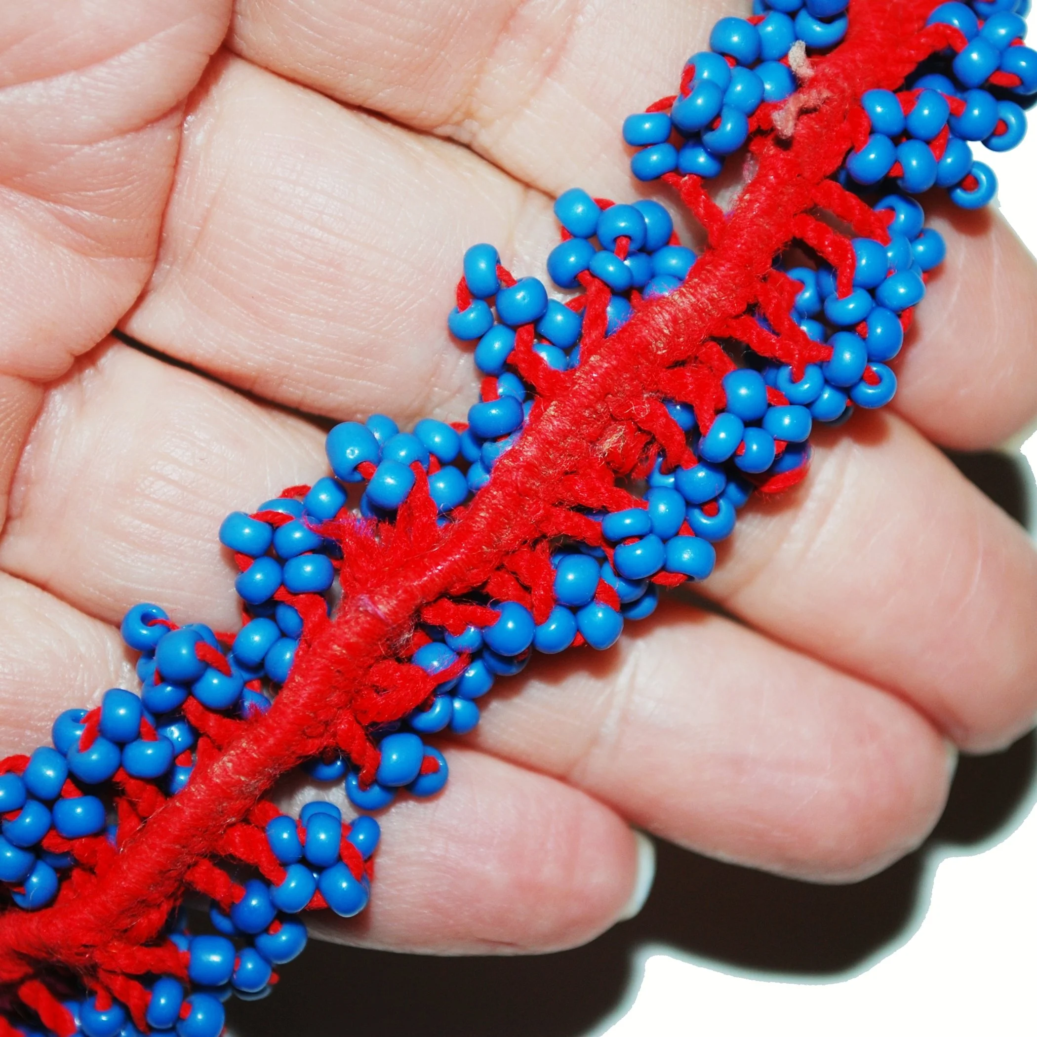 Vintage Tribal Beadwork Rope