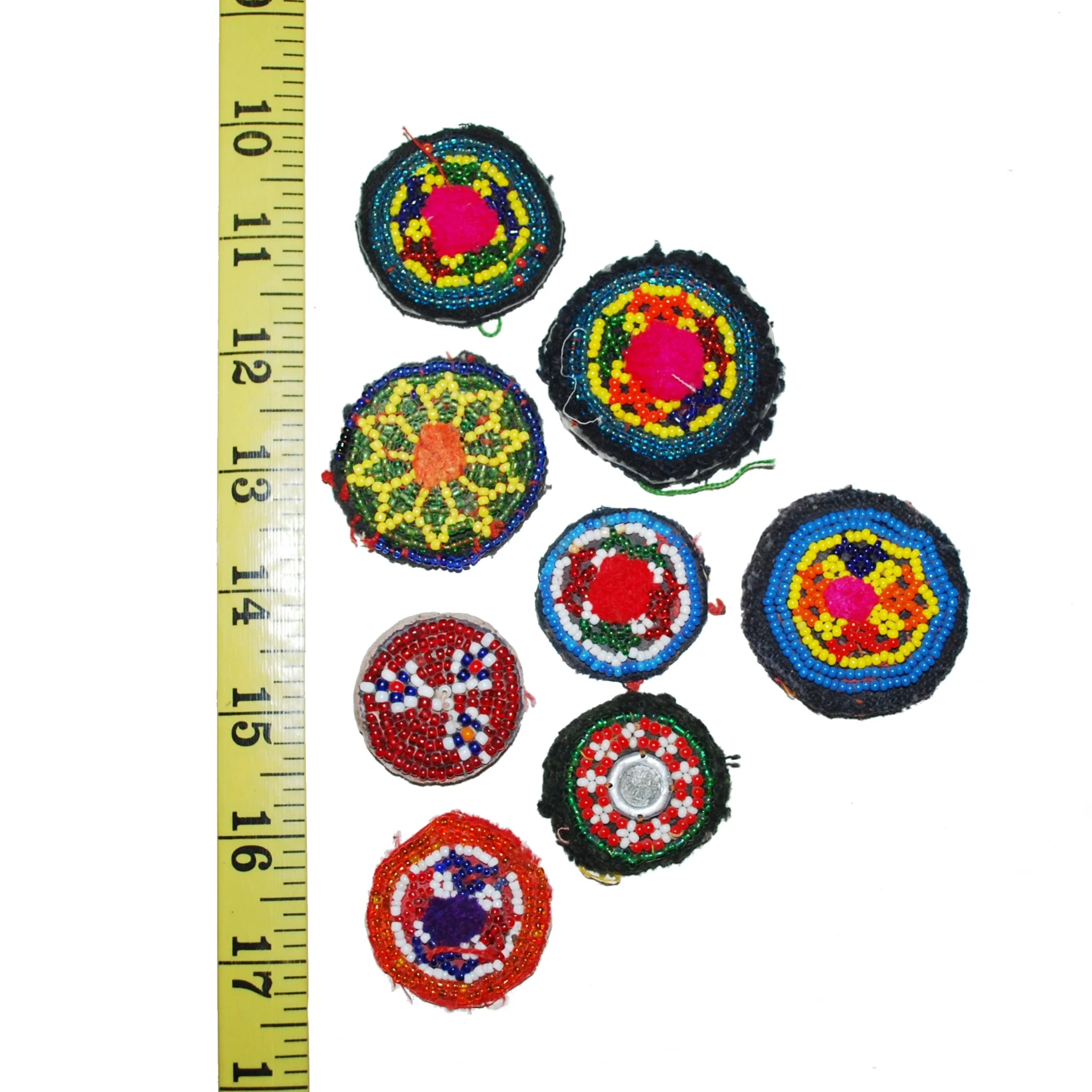 KKuchi Medallions Lot of  8 Pieces -  Vintage Gul - Small / Tiny Medallions Patches