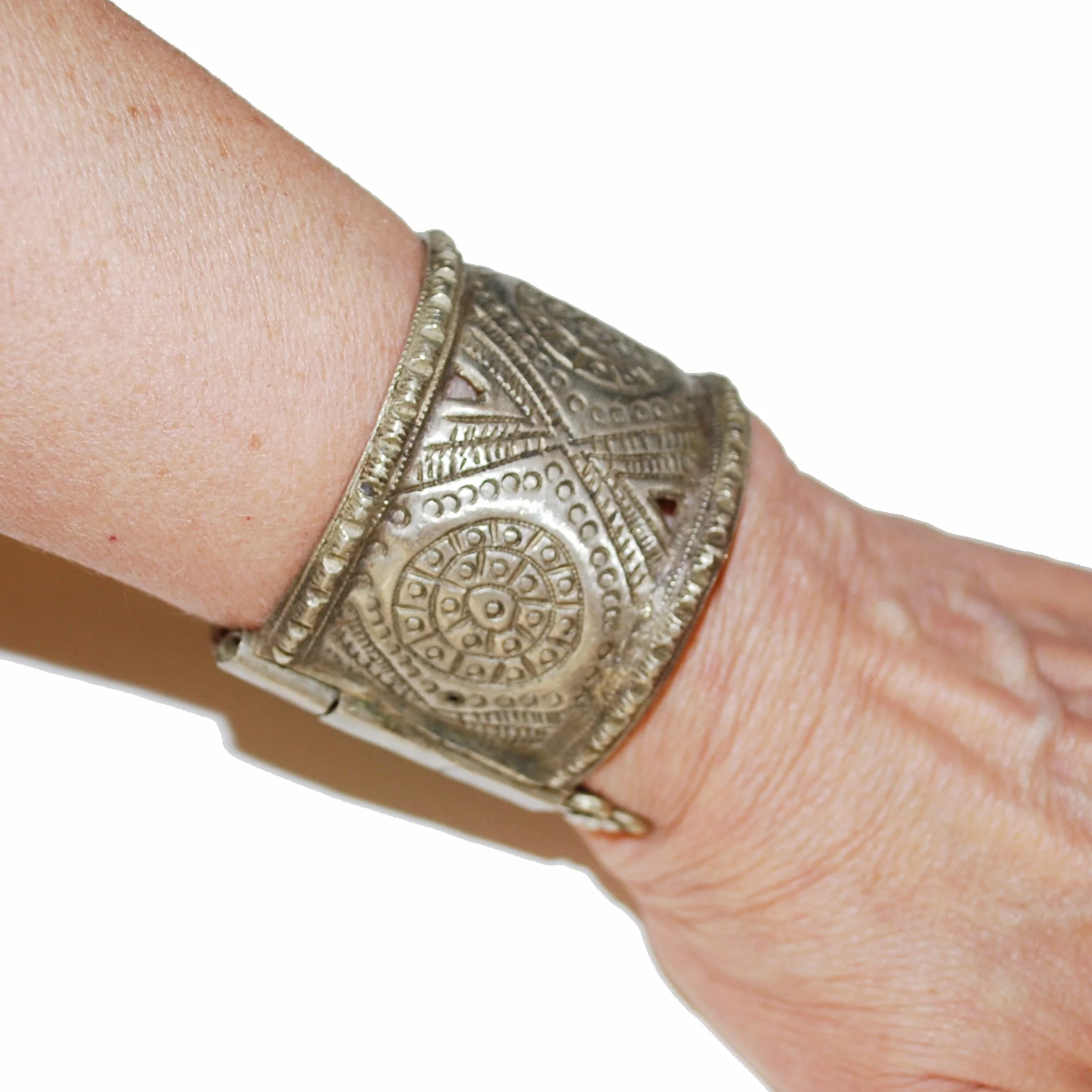 Kuchi Tribal Vintage Cuff Bracelet - SINGLE Mansehra Kashmiri Cuff Bracelet