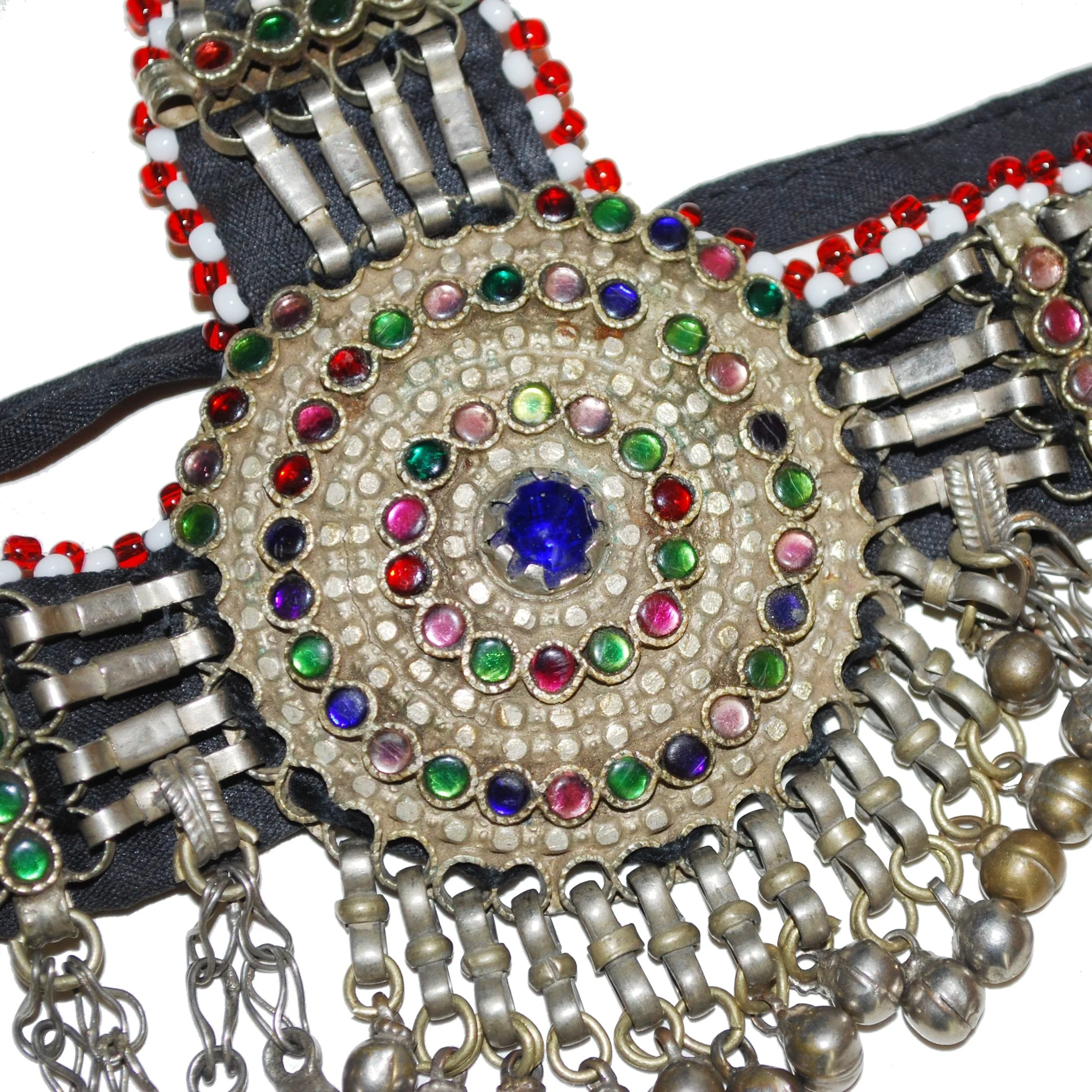 Vintage Kuchi Headpiece - Headwear for Belly Dance - Bells Jewels