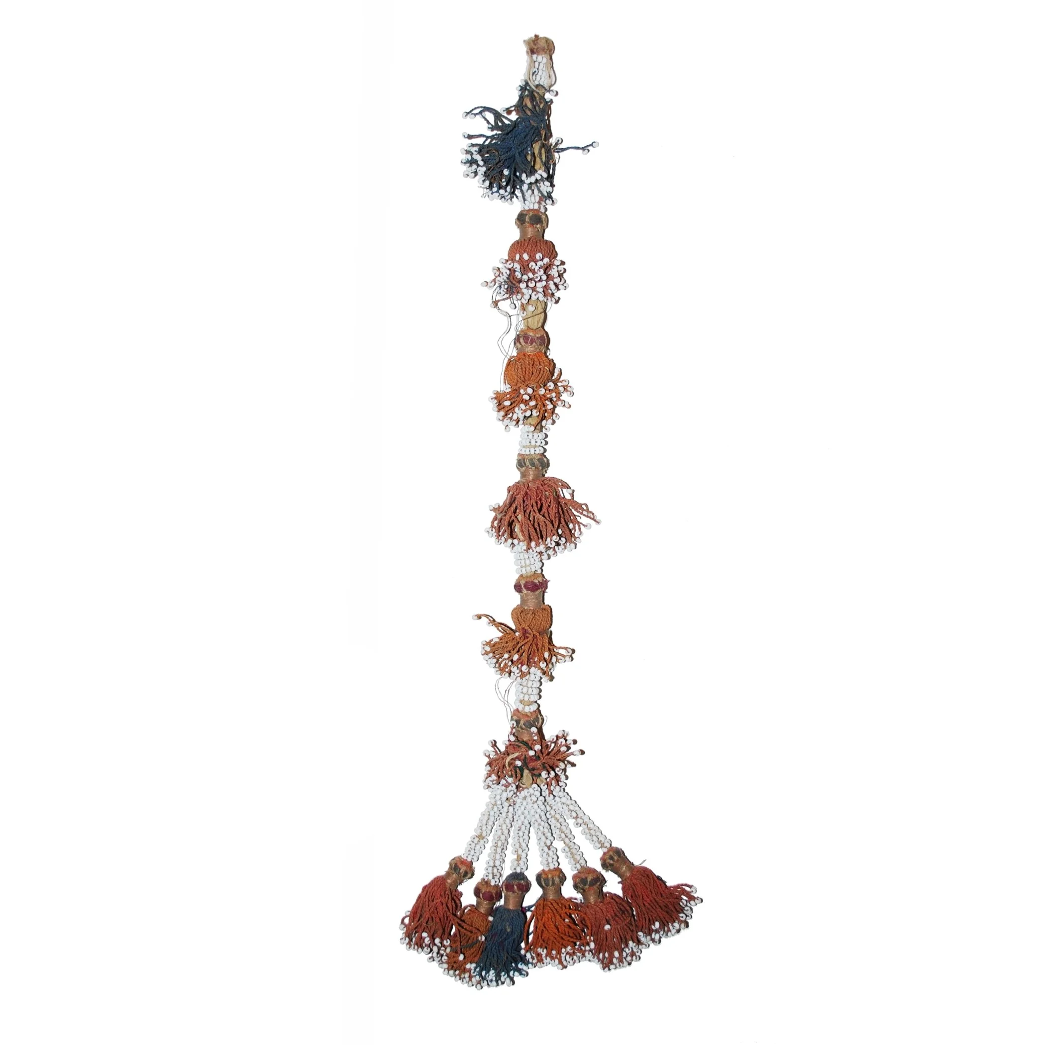 Vintage Long Turkoman Tassel  - SINGLE - Central Asian Tassel - Tribal Belly Dance