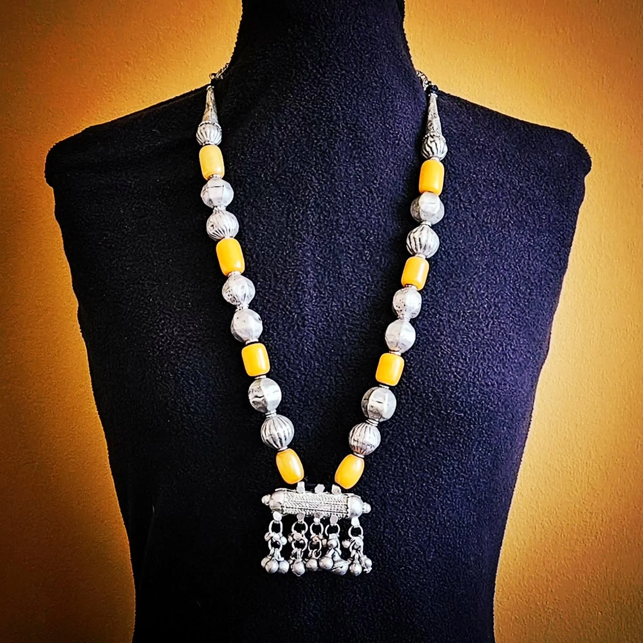 Tribal Amulet Case Necklace