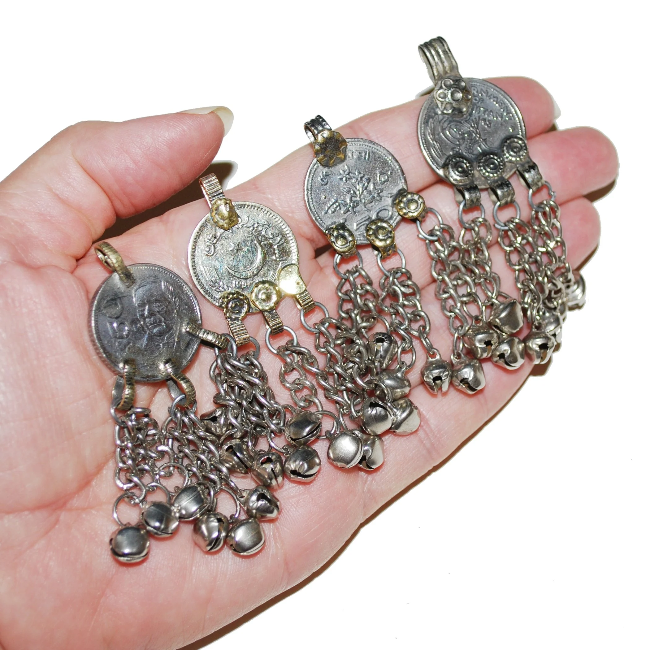 Tribal Coin Pendants