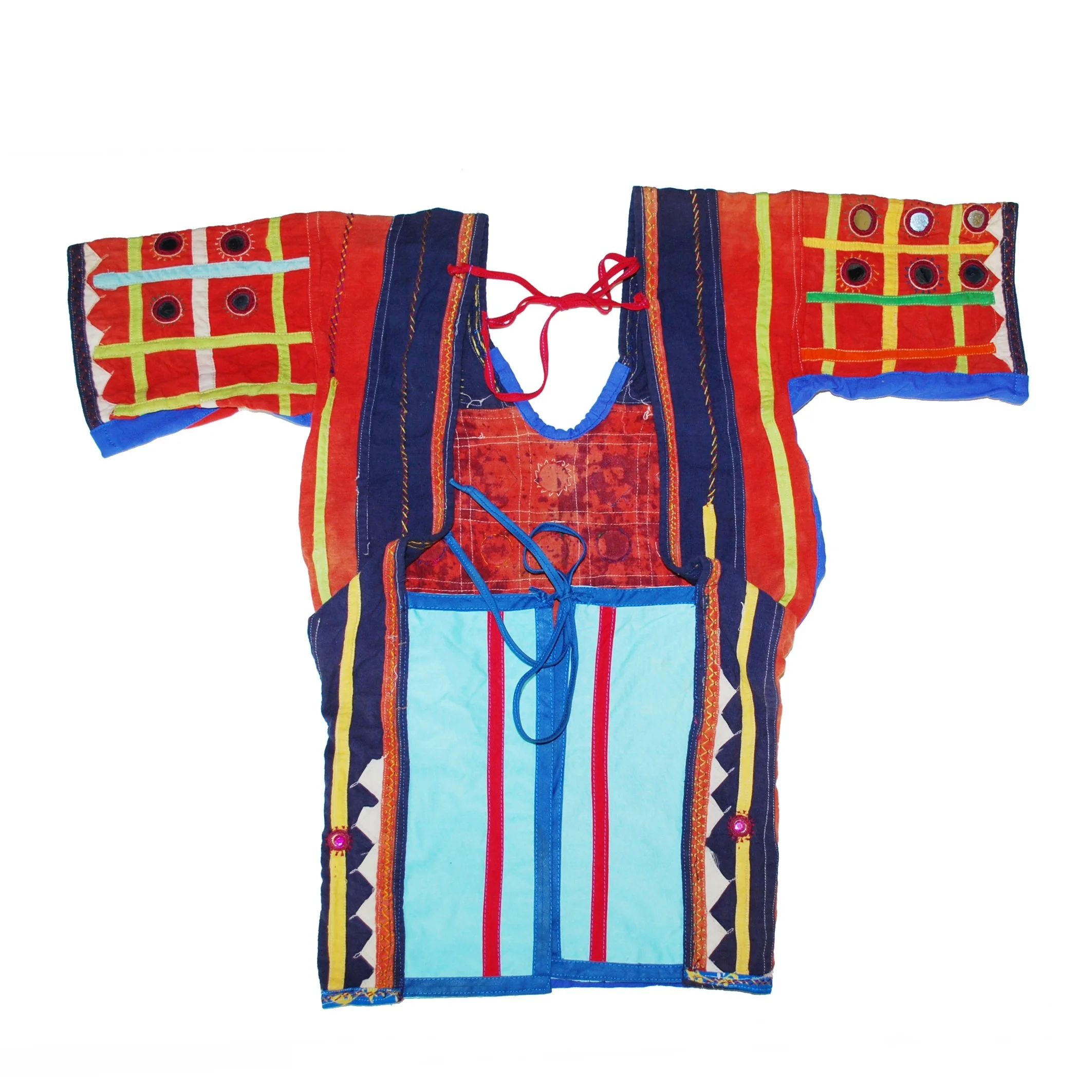 Vintage Banjara Choli - Small Handmade Choli with Shisha Mirrors - Tribal Handmade
