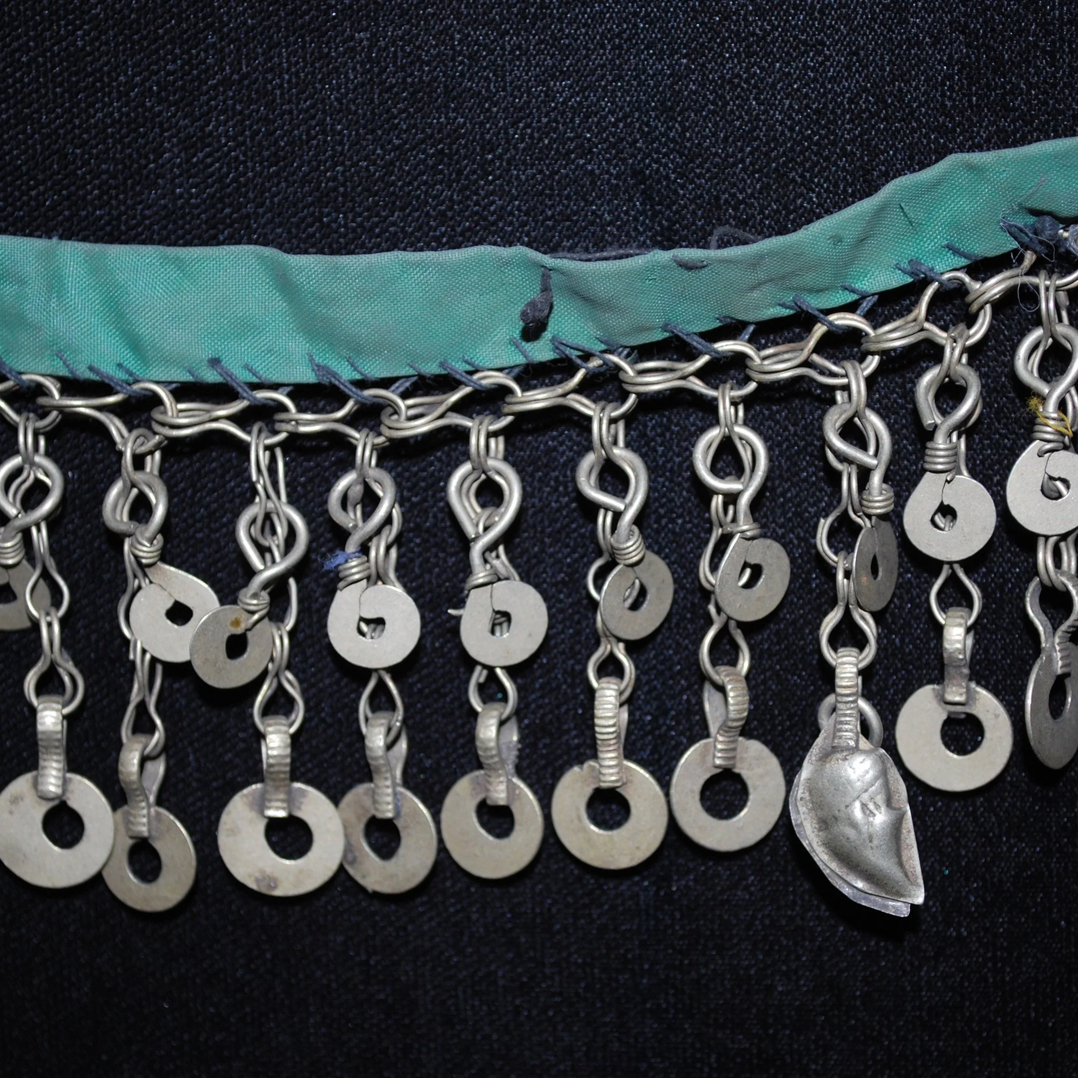 Vintage Kuchi Chain Fringe - Three Pieces Tribal Chain Fringe for  Belly Dance DIY