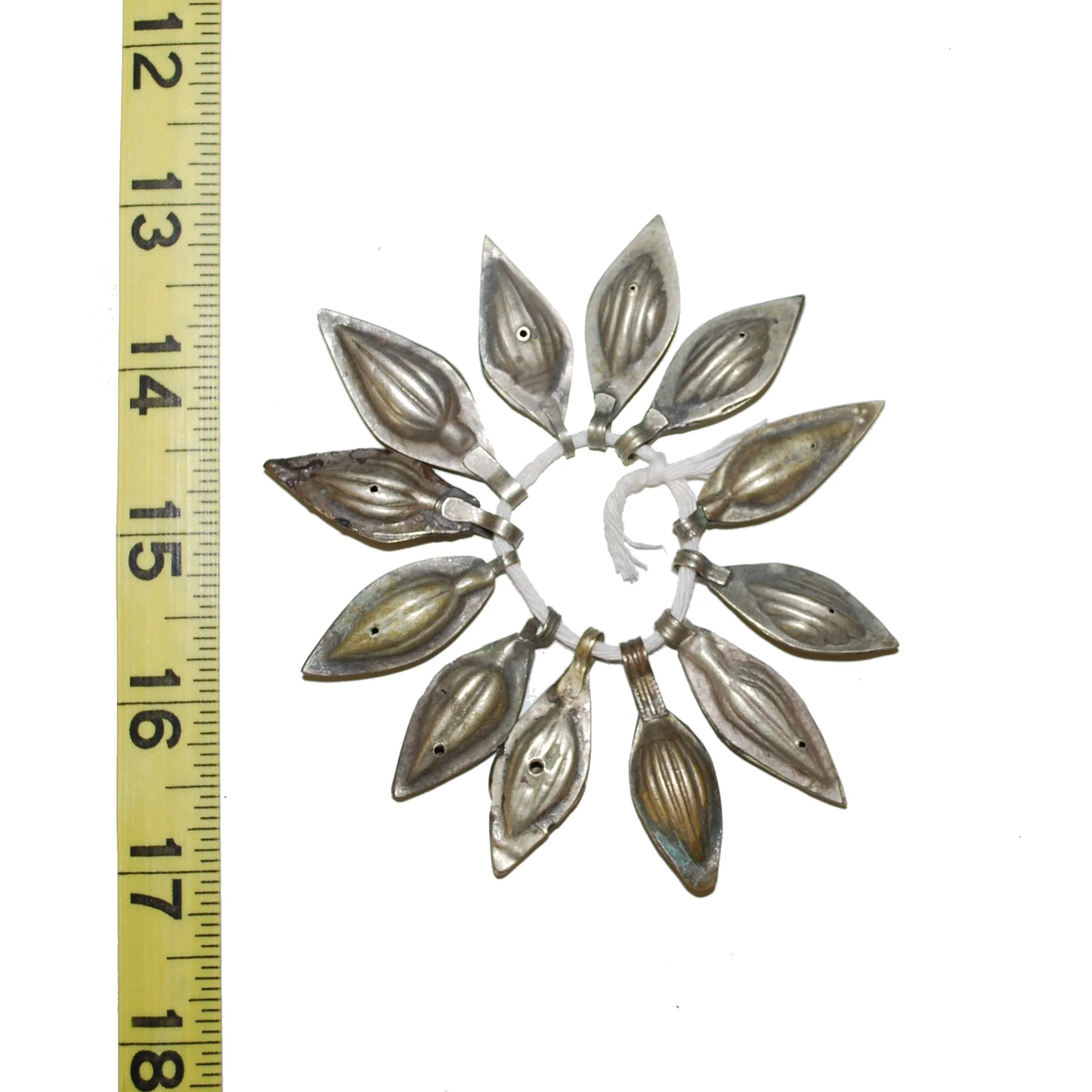 Turkoman DIY Dangle Charms - 12 Similar Pieces - Vintage Tribal DIY Components