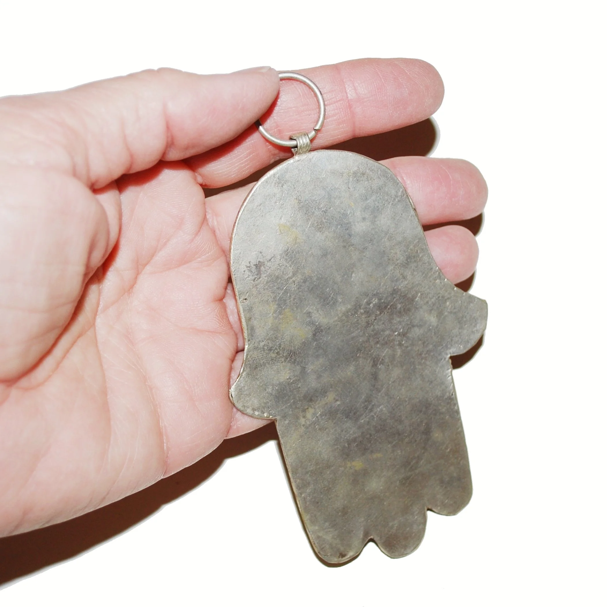 Berber Hamsa Hand of Fatimah - Plain Back