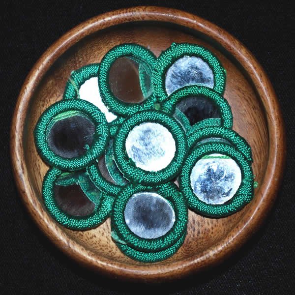 Green Shisha Mirrors
