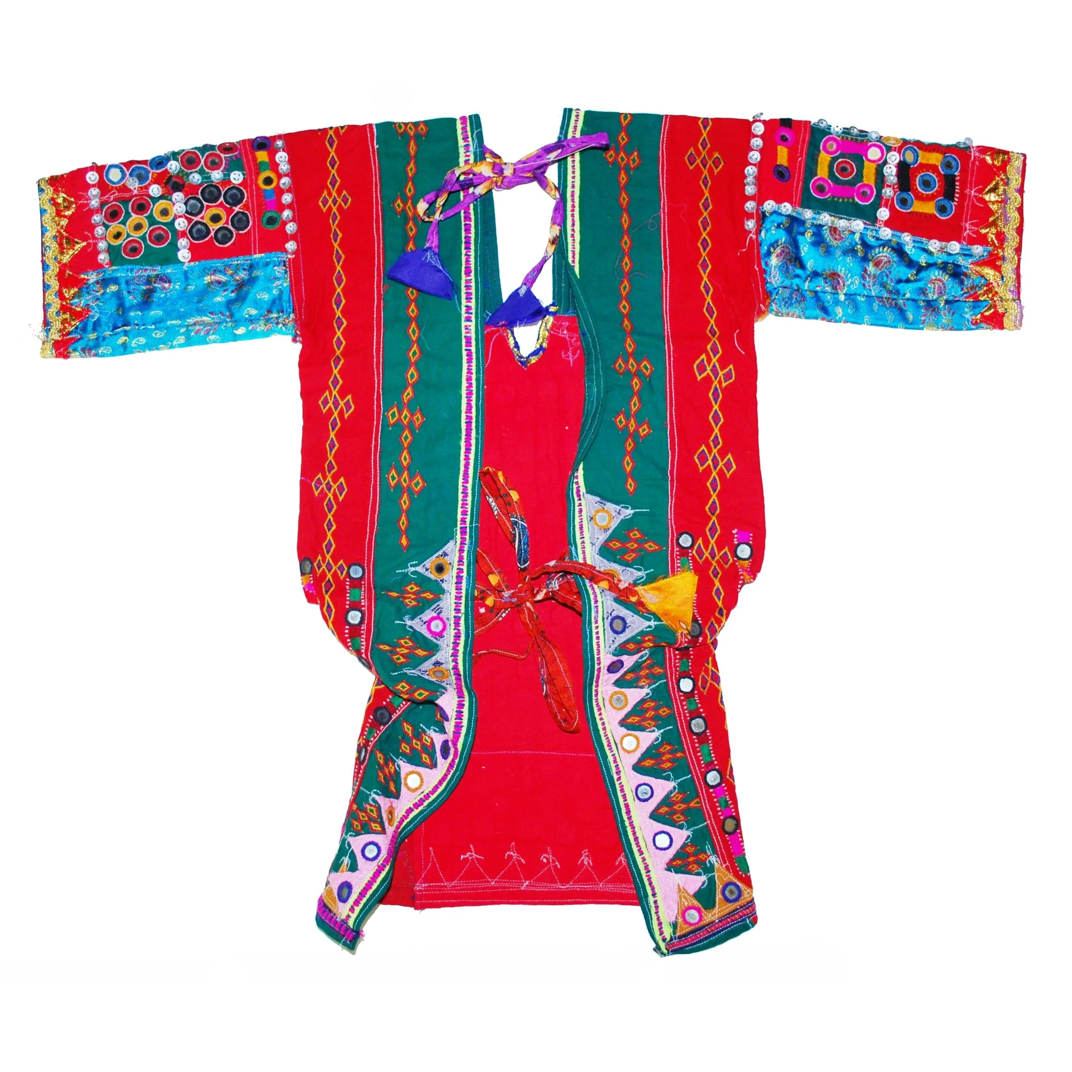 Amazing Vintage Banjara Choli with Shisha Mirrors, Embroidery, Metal Bits and More