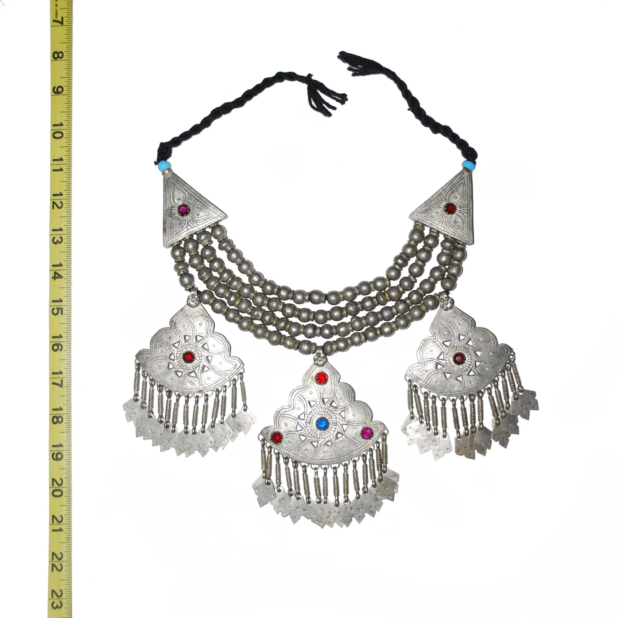 Vintage Kashmiri Beaded - Large Pendants - Jewels and Dangles - Belly Dance