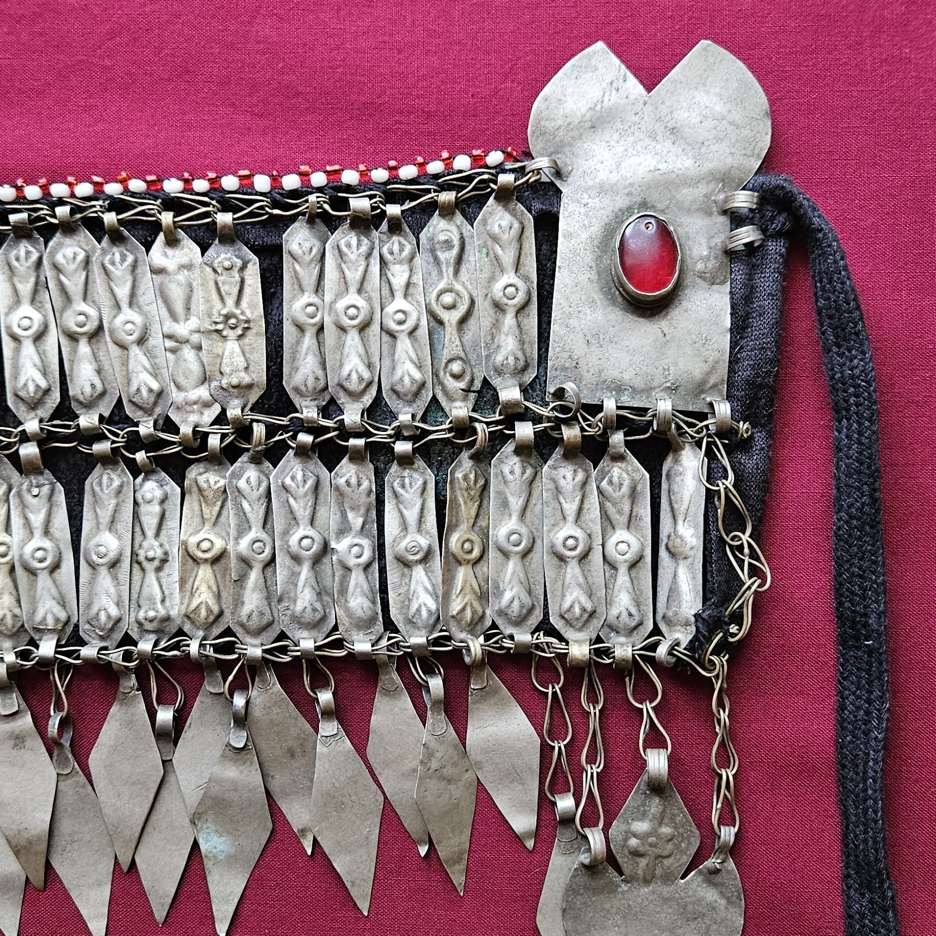 Vintage Turkoman Ghaashbagh Headpiece - Tribal Headwear for Belly Dance