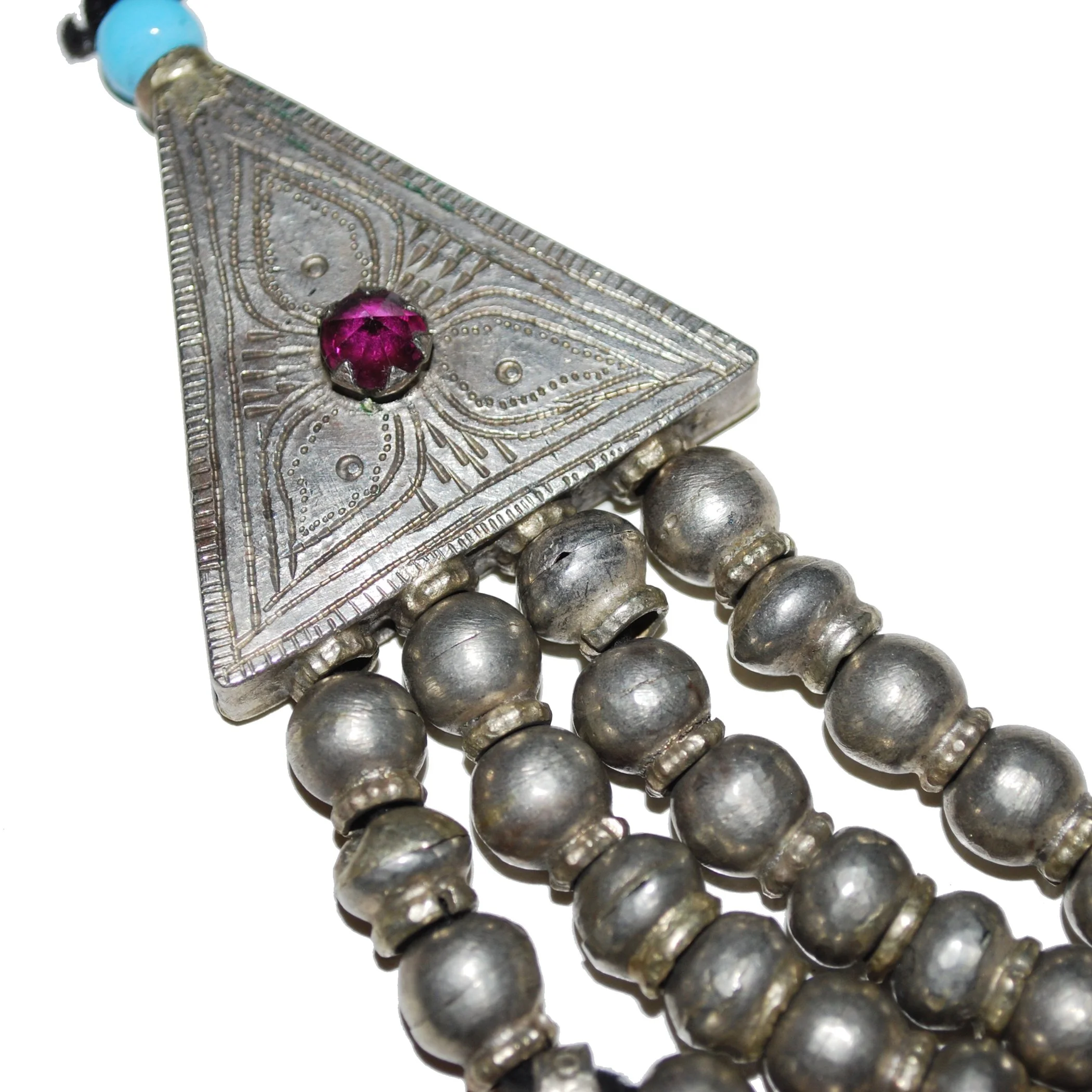 Vintage Kashmiri Beaded - Large Pendants - Jewels and Dangles - Belly Dance