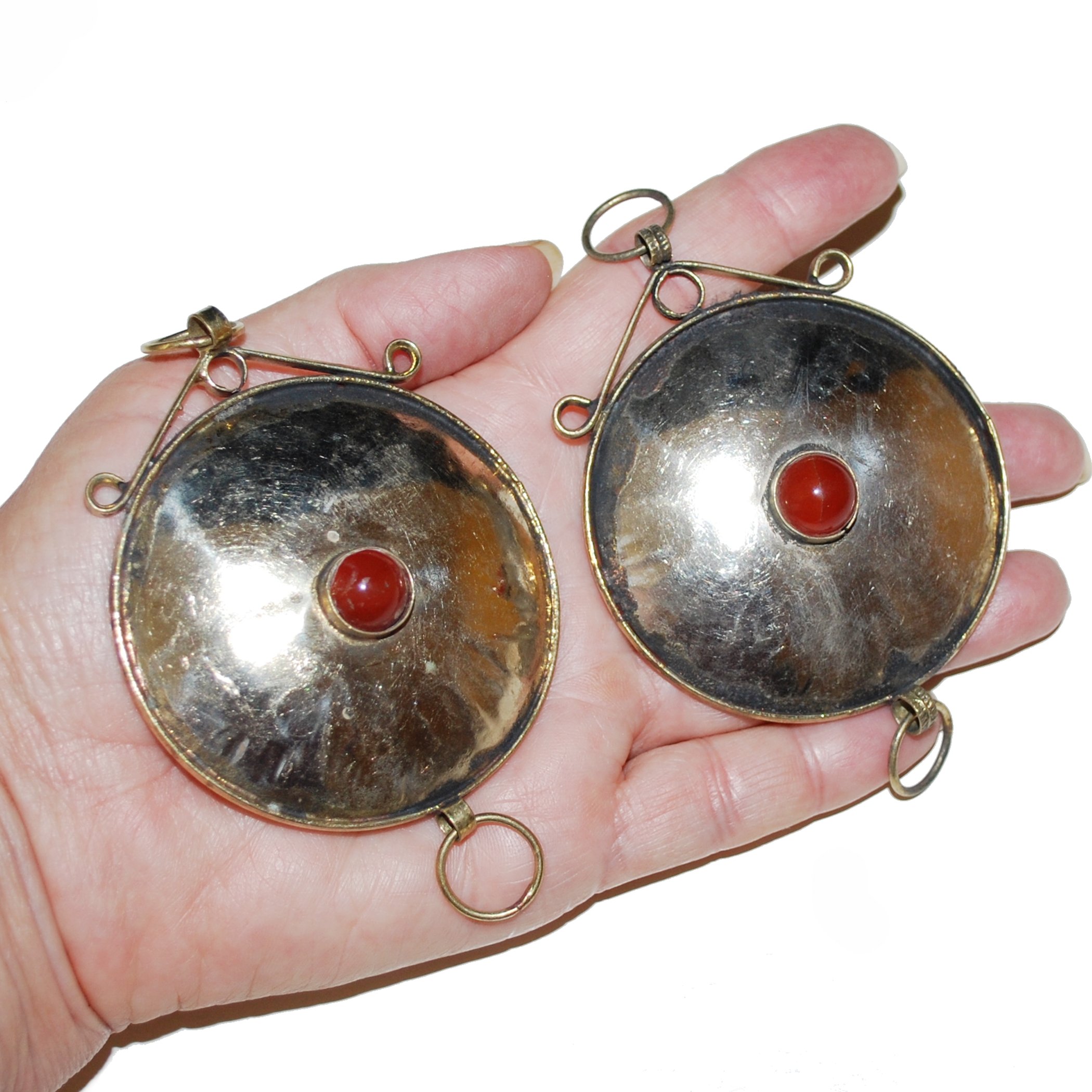 Matched Pair Tribal Pendants