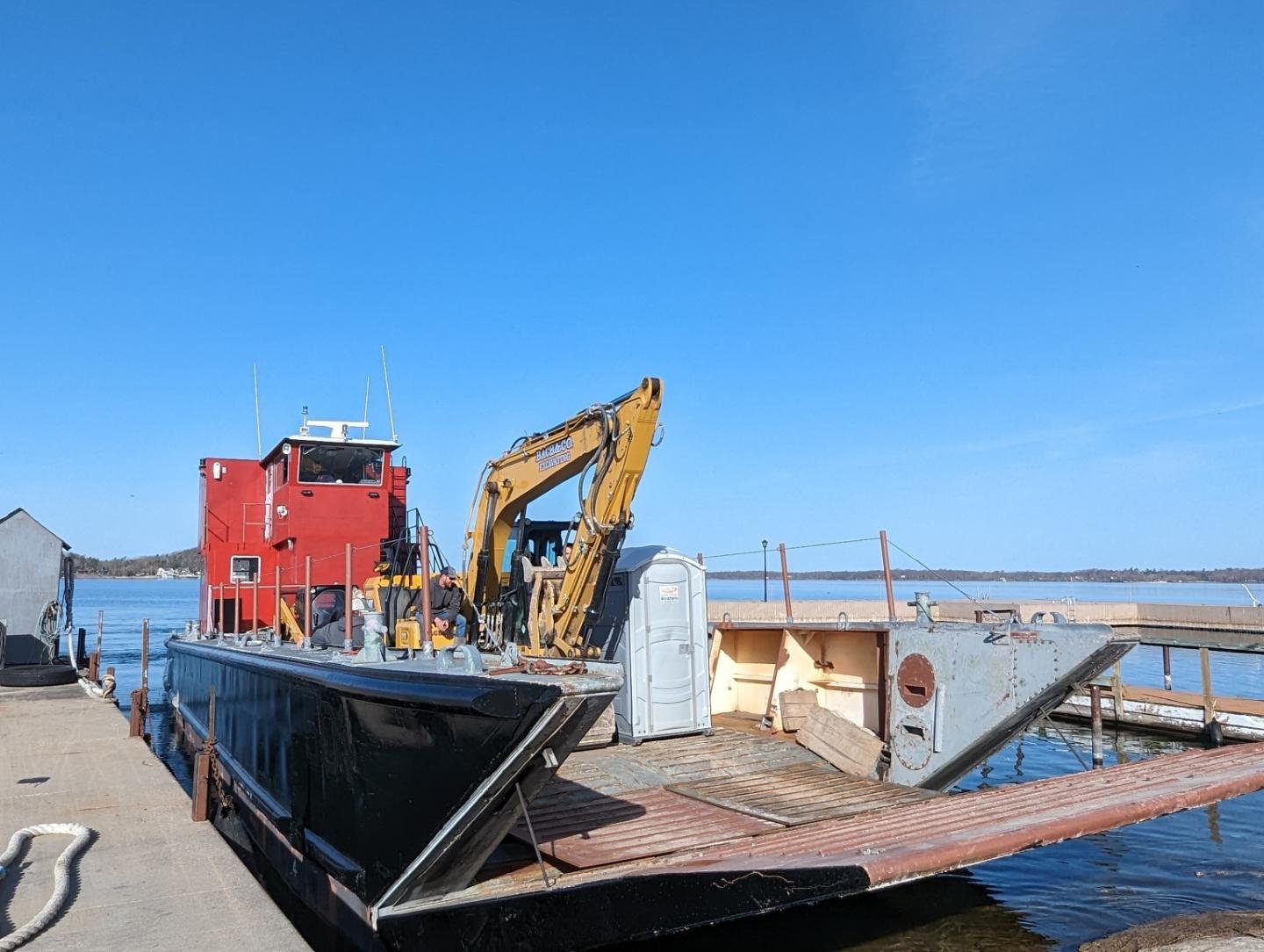 From barging to Carleton with Bach and Co, to setting sail for Birch Island with EMC Property and Excavation, we had a full day of barging.