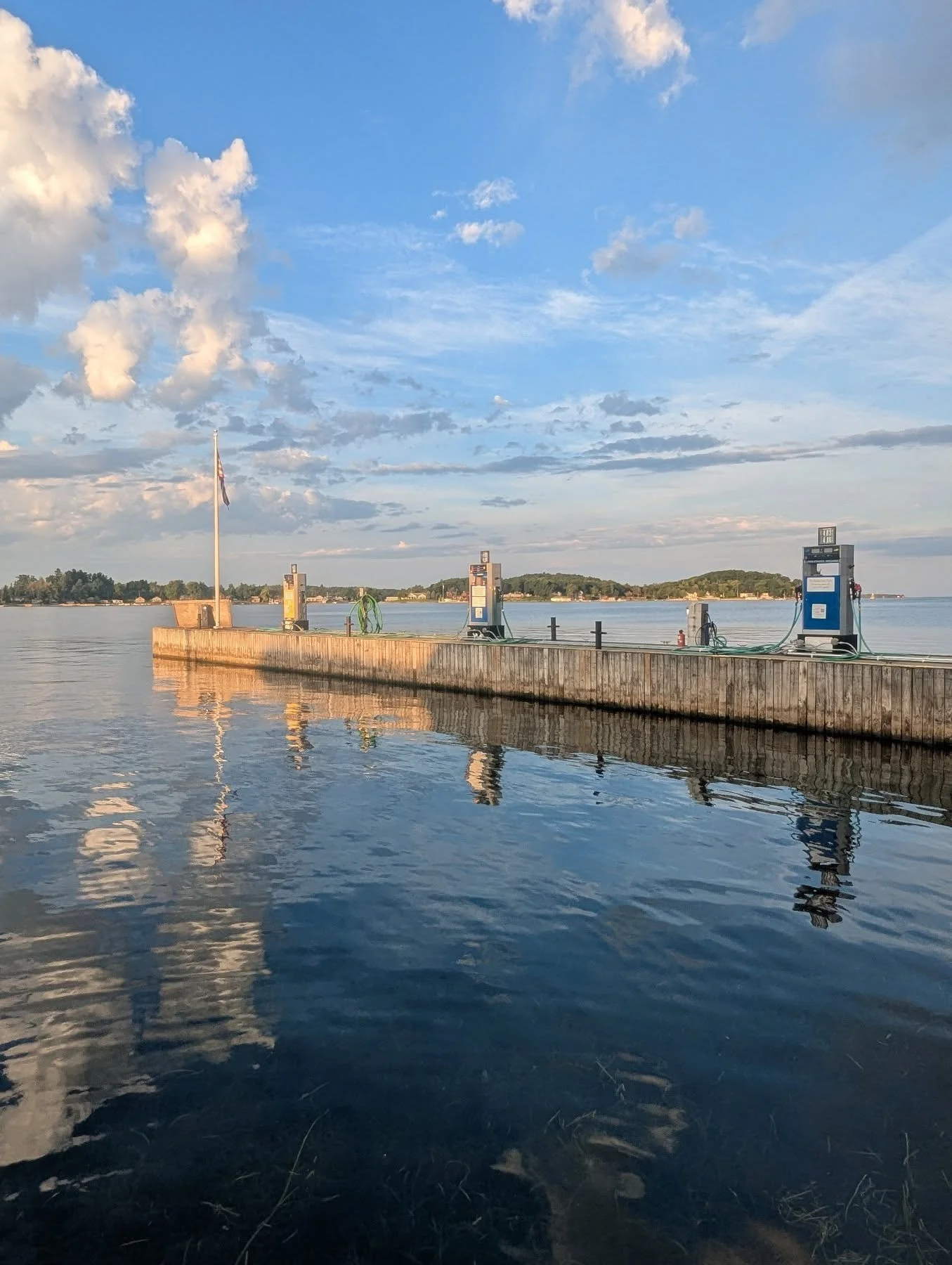 Fall is here!

Current fuel dock hours, 7am to 7pm 

Selling 90 octane gasoline and fresh diesel.

Sales outside of these hours constitutes as after hours sales, which incurs the after hours fee of $25/sale. 

If no one is there to greet you, please 