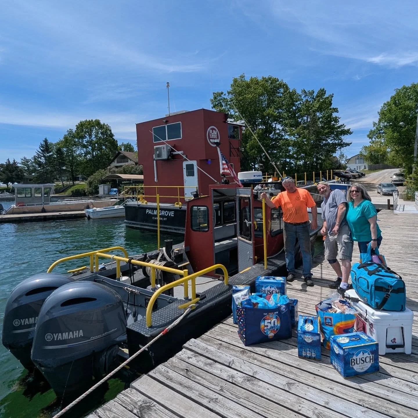 It's island time! 

Whether by large barge or small water taxi, RJM has the vessel and crew to transport you and your cargo, safely, professionally, and quickly. 

All vessels are fully commercially insured, and are also US built, owned, and crewed. 